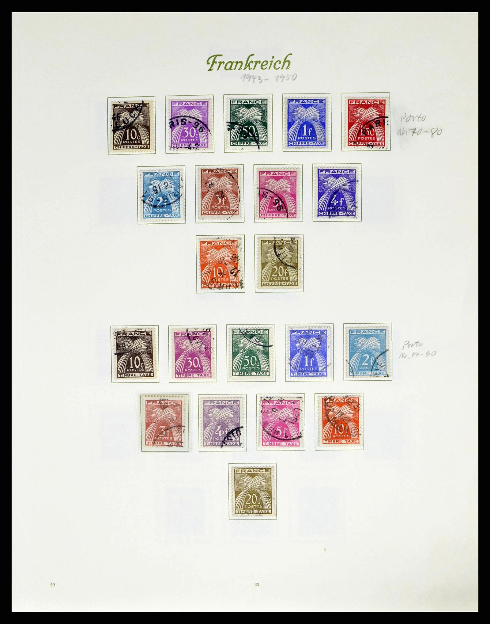 38886 0038 - Postzegelverzameling 38886 Frankrijk 1849-1971.
