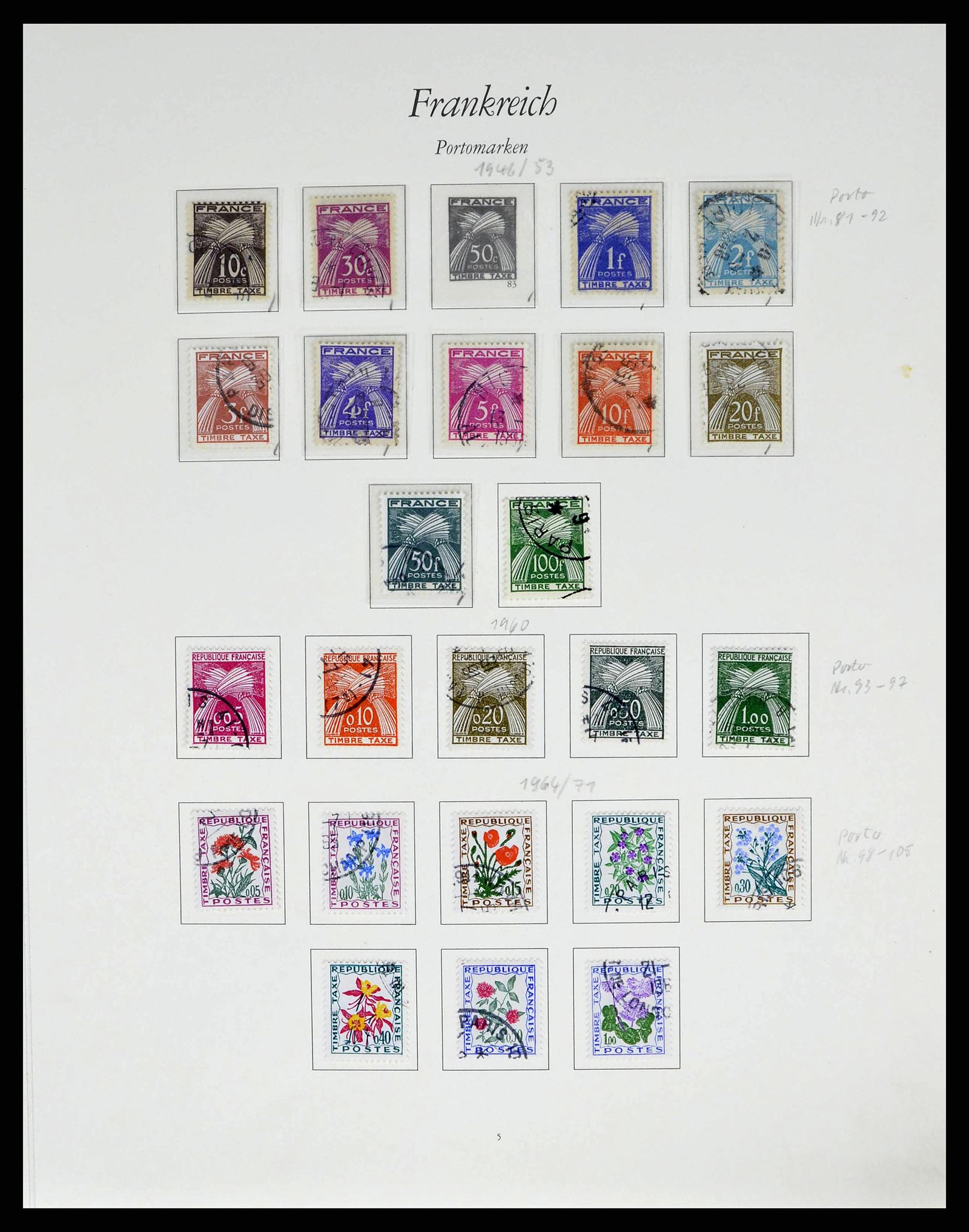 38886 0039 - Postzegelverzameling 38886 Frankrijk 1849-1971.