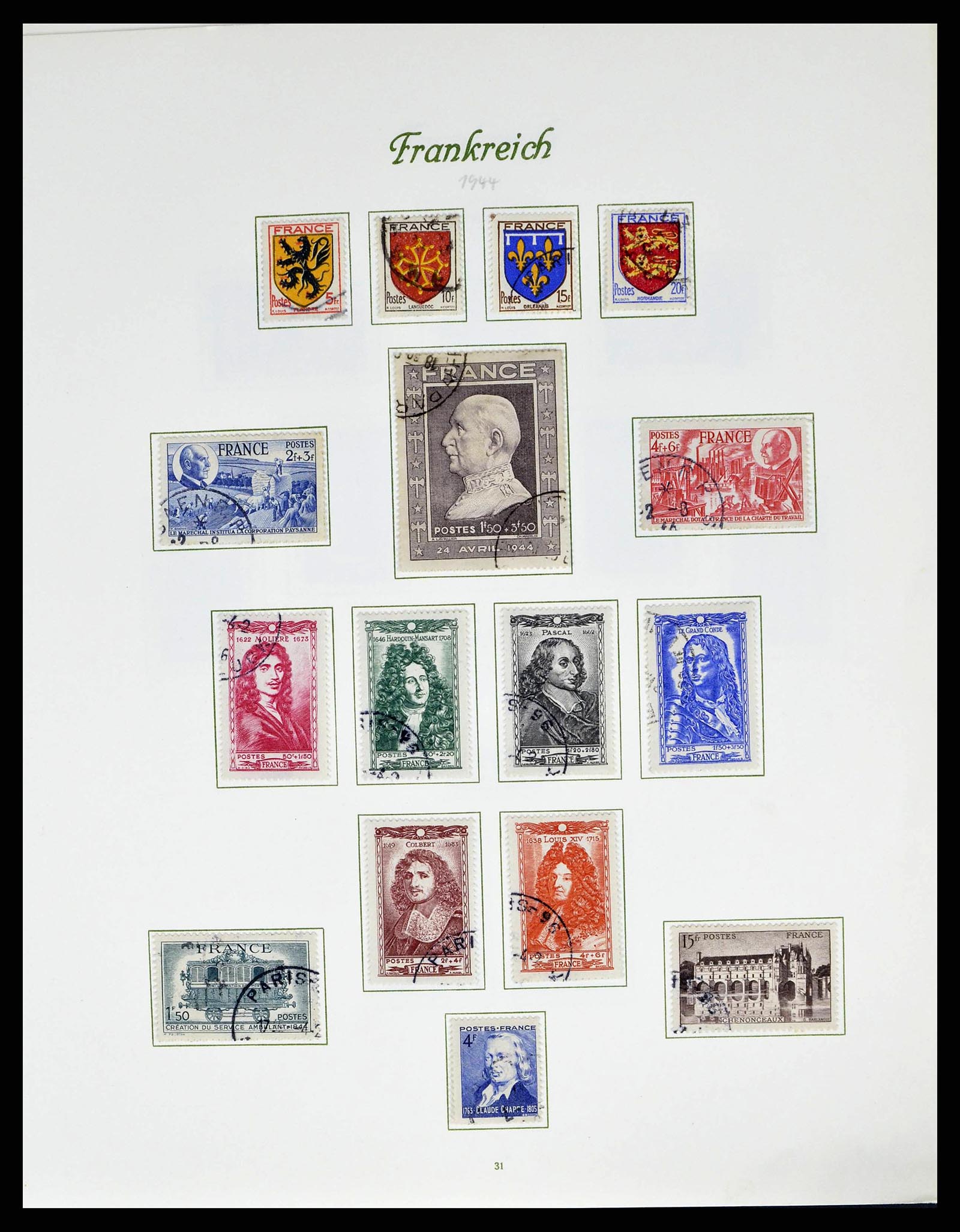 38886 0040 - Postzegelverzameling 38886 Frankrijk 1849-1971.