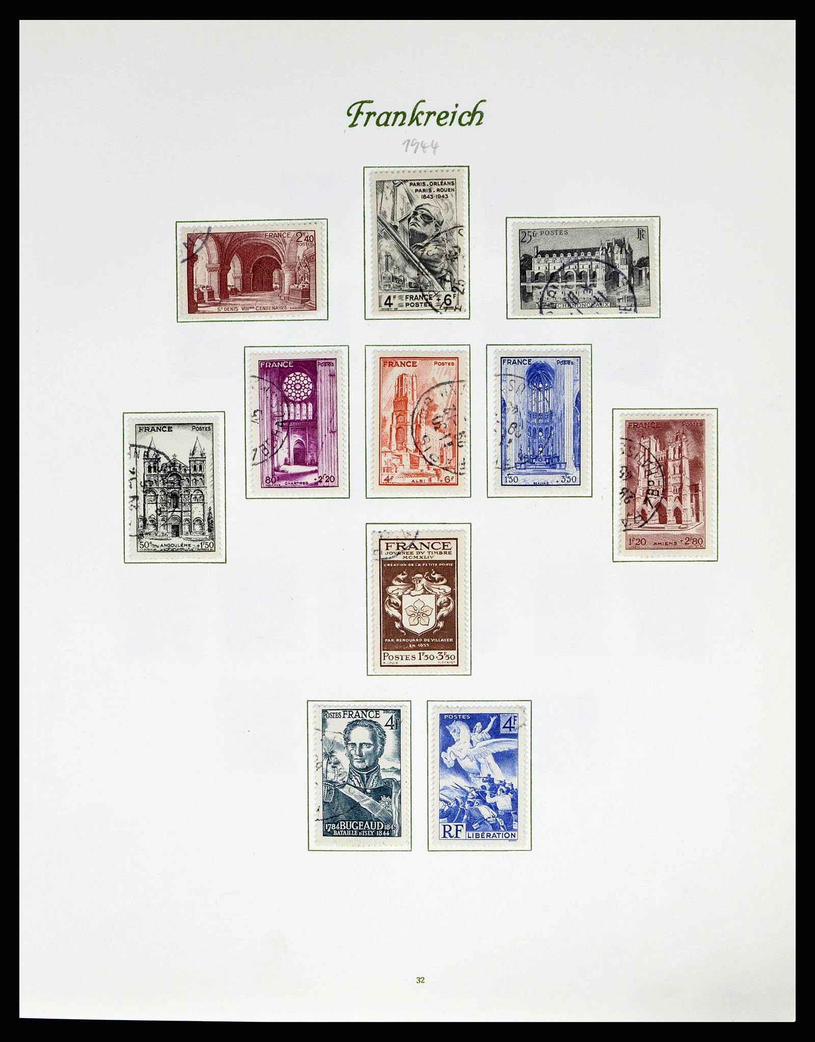 38886 0041 - Postzegelverzameling 38886 Frankrijk 1849-1971.