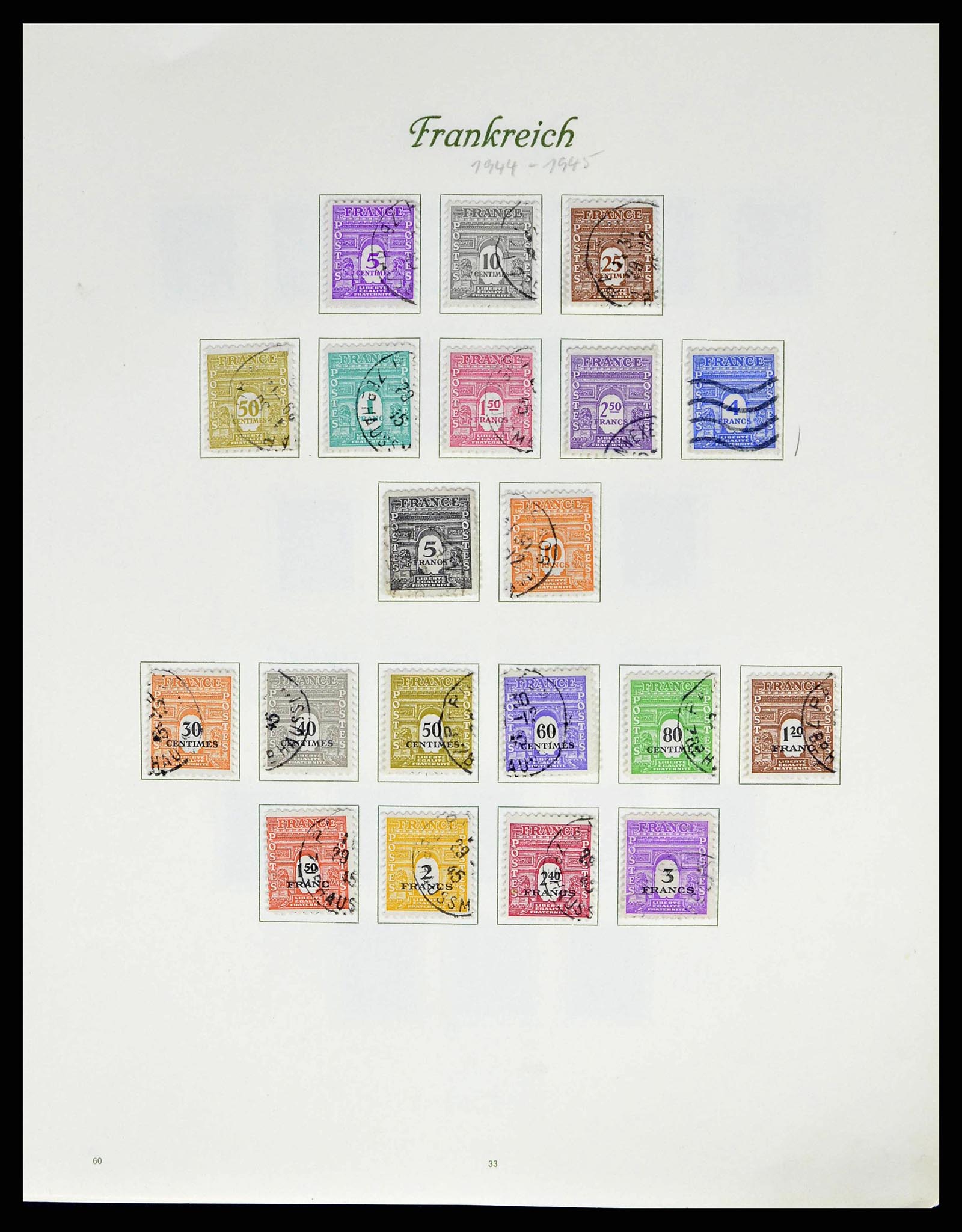 38886 0042 - Postzegelverzameling 38886 Frankrijk 1849-1971.