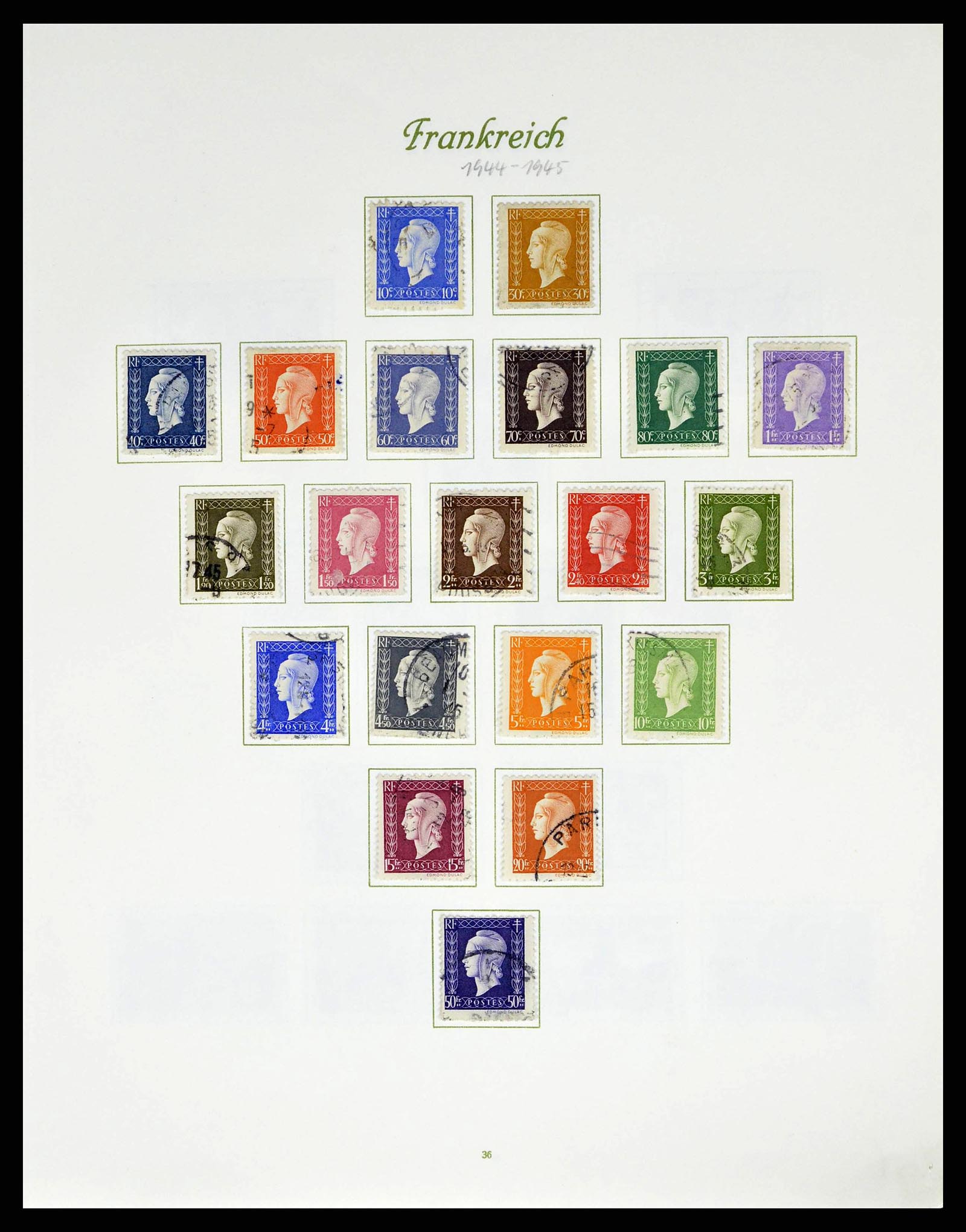 38886 0045 - Postzegelverzameling 38886 Frankrijk 1849-1971.