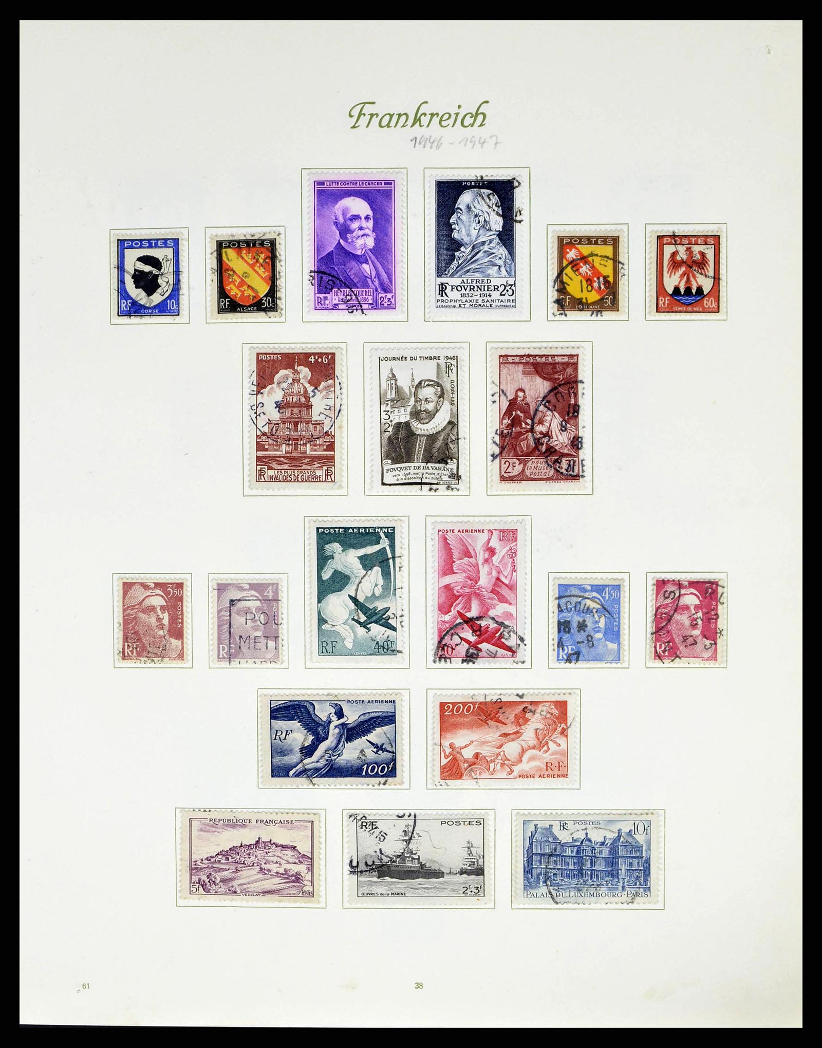 38886 0047 - Postzegelverzameling 38886 Frankrijk 1849-1971.