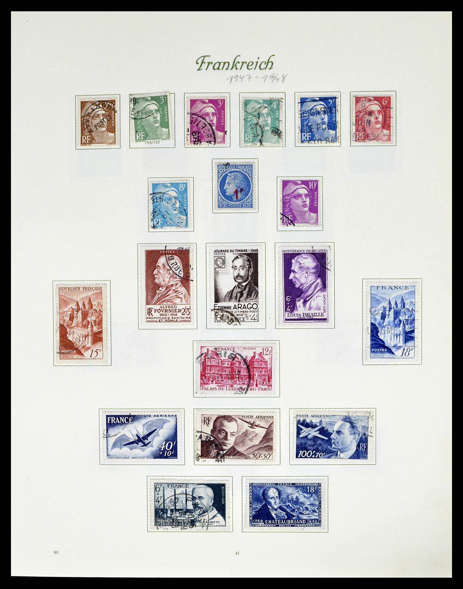 38886 0050 - Postzegelverzameling 38886 Frankrijk 1849-1971.
