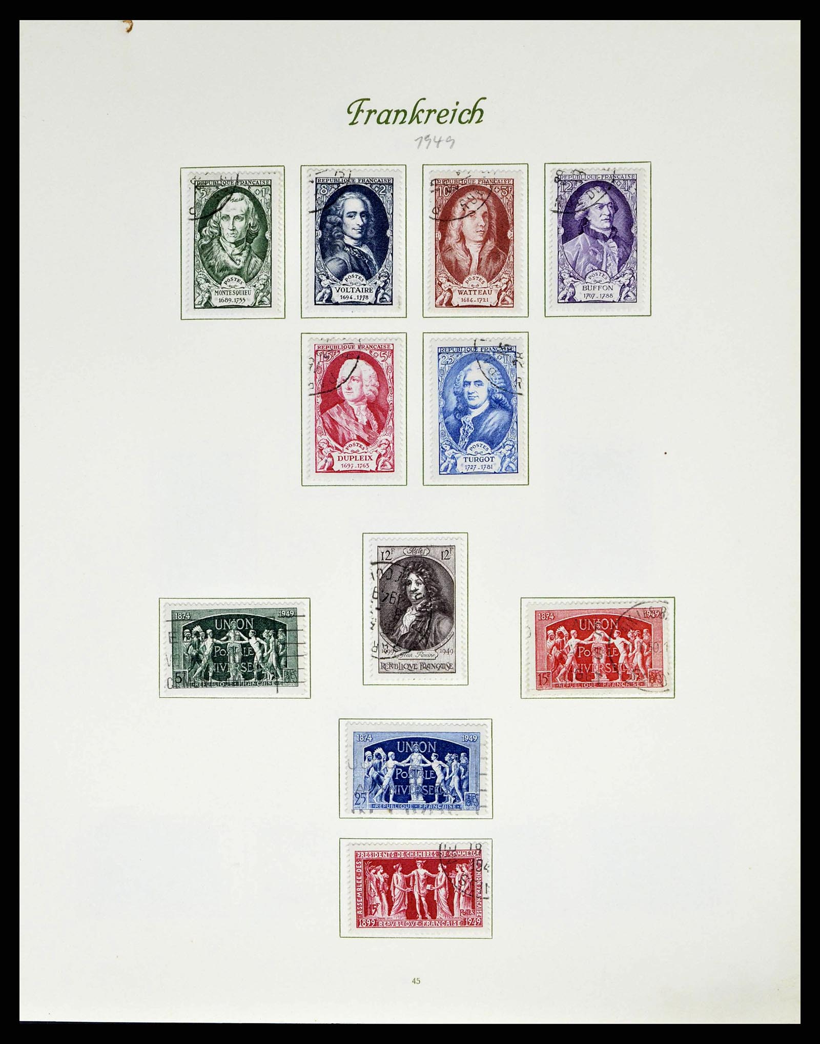 38886 0055 - Postzegelverzameling 38886 Frankrijk 1849-1971.