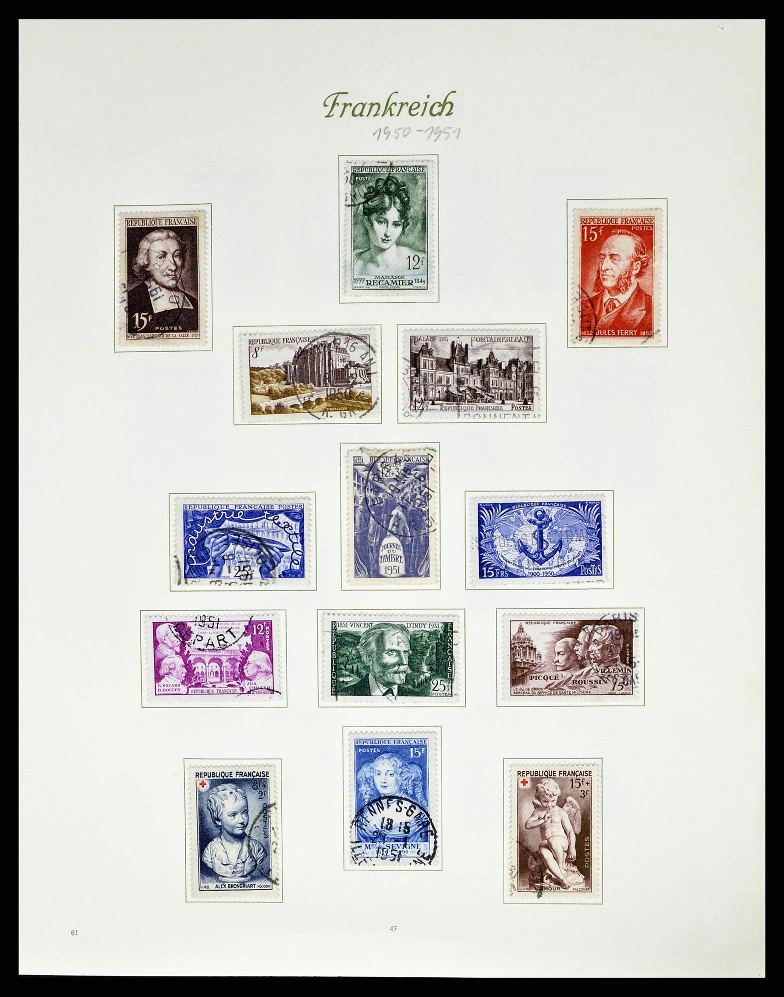 38886 0057 - Stamp collection 38886 France 1849-1971.