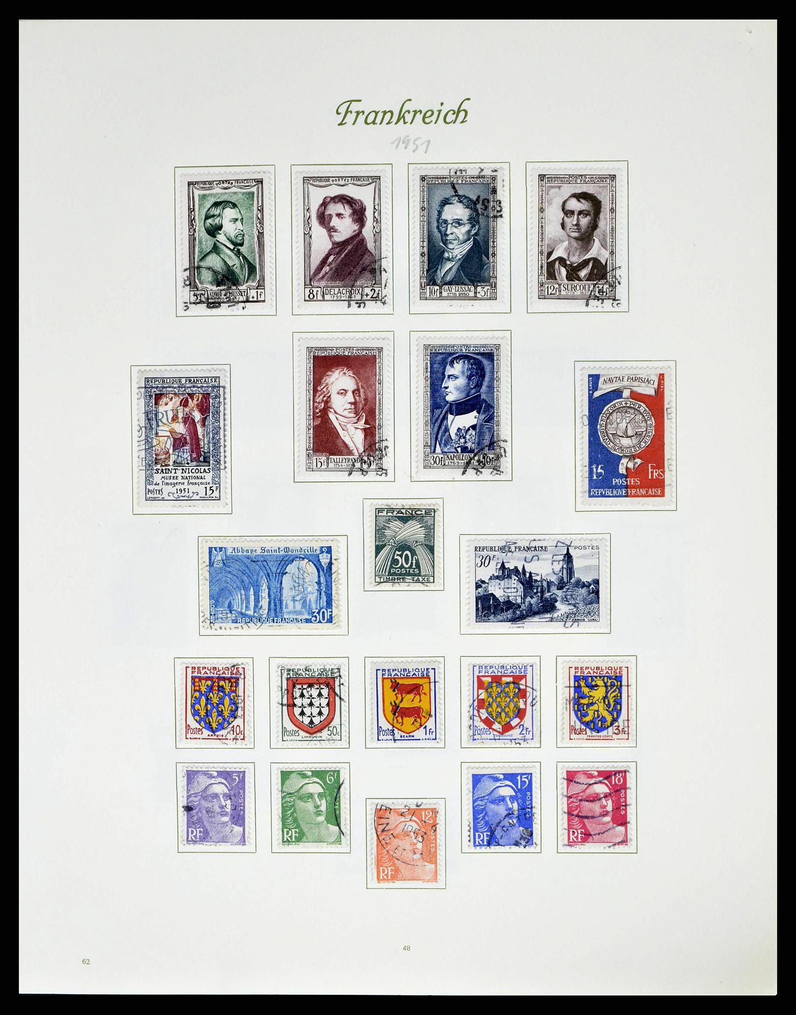 38886 0058 - Postzegelverzameling 38886 Frankrijk 1849-1971.