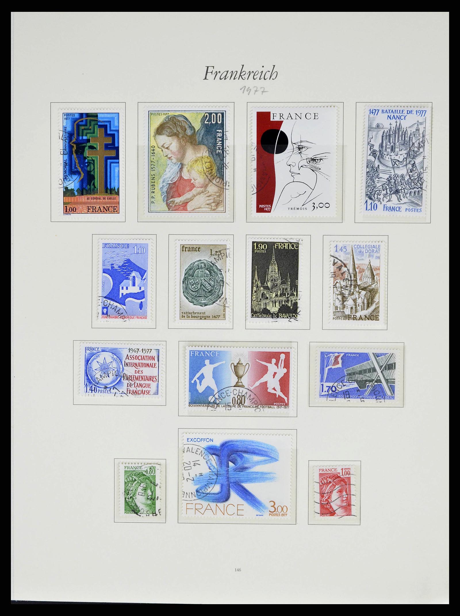 38886 0144 - Postzegelverzameling 38886 Frankrijk 1849-1971.