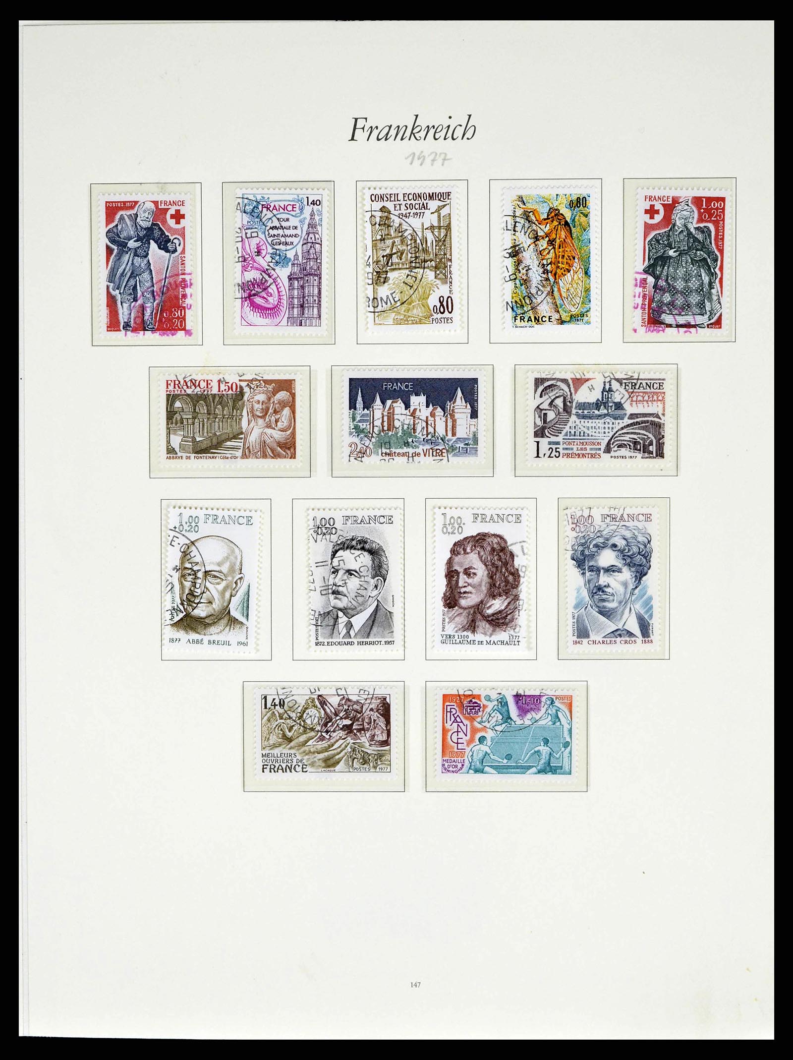 38886 0145 - Postzegelverzameling 38886 Frankrijk 1849-1971.