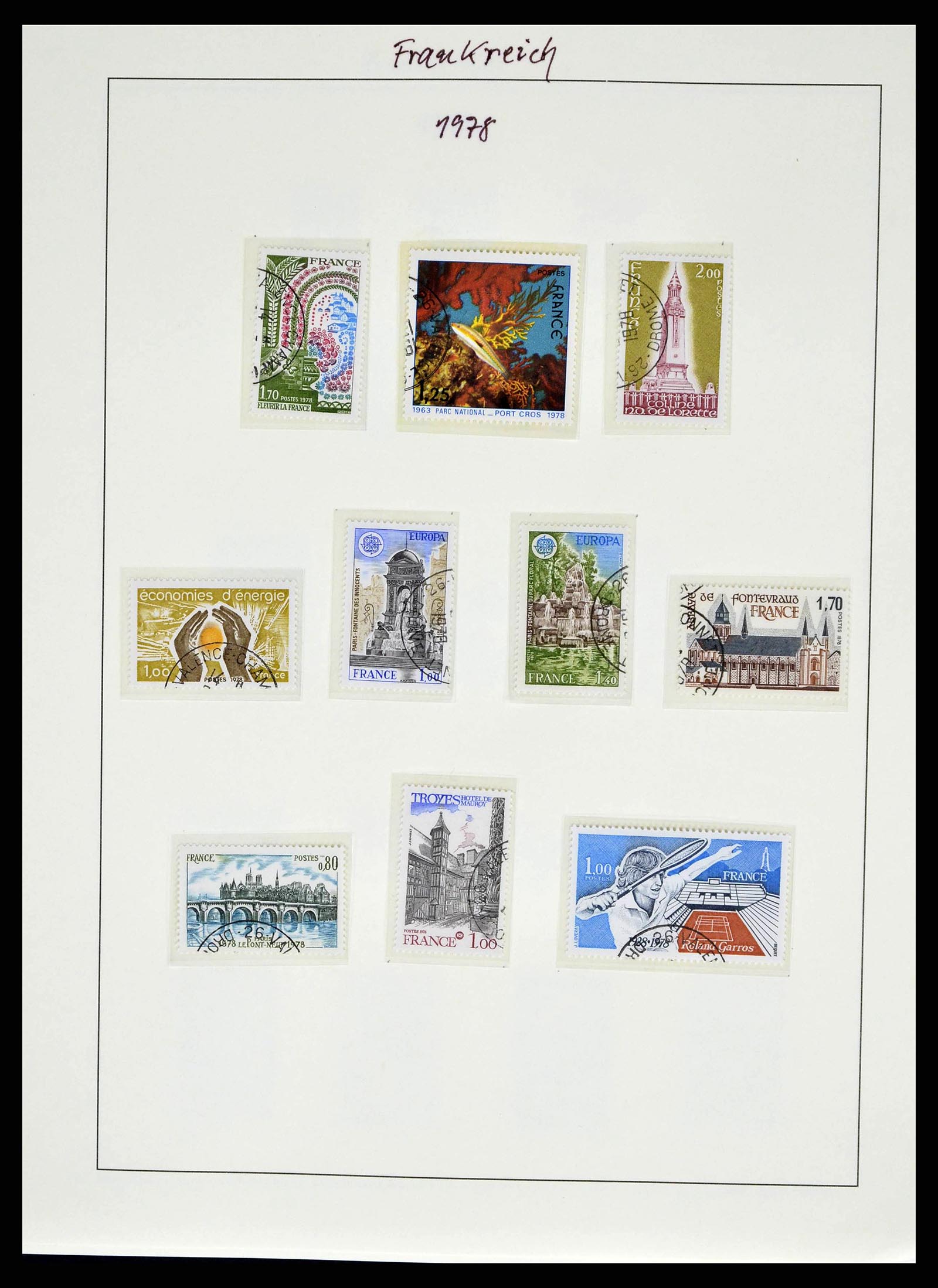 38886 0149 - Postzegelverzameling 38886 Frankrijk 1849-1971.