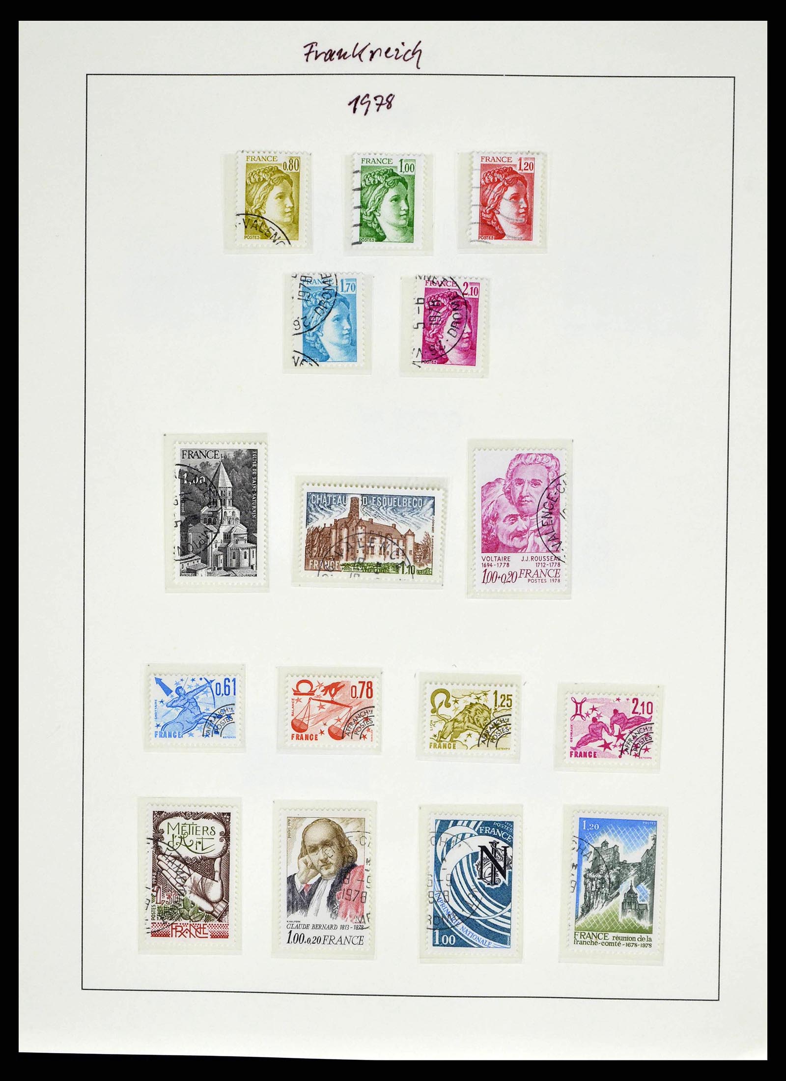 38886 0150 - Postzegelverzameling 38886 Frankrijk 1849-1971.