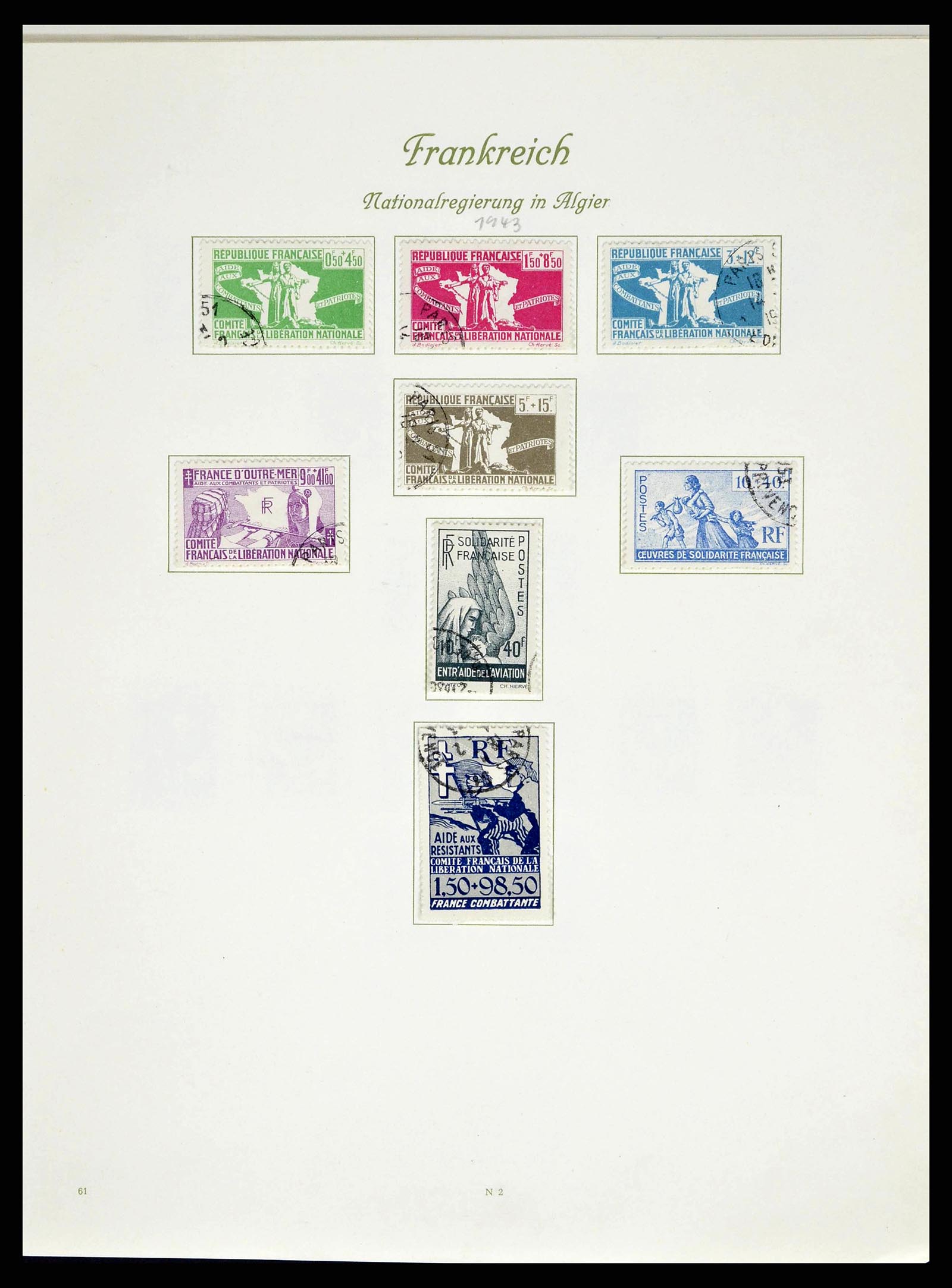 38886 0152 - Postzegelverzameling 38886 Frankrijk 1849-1971.