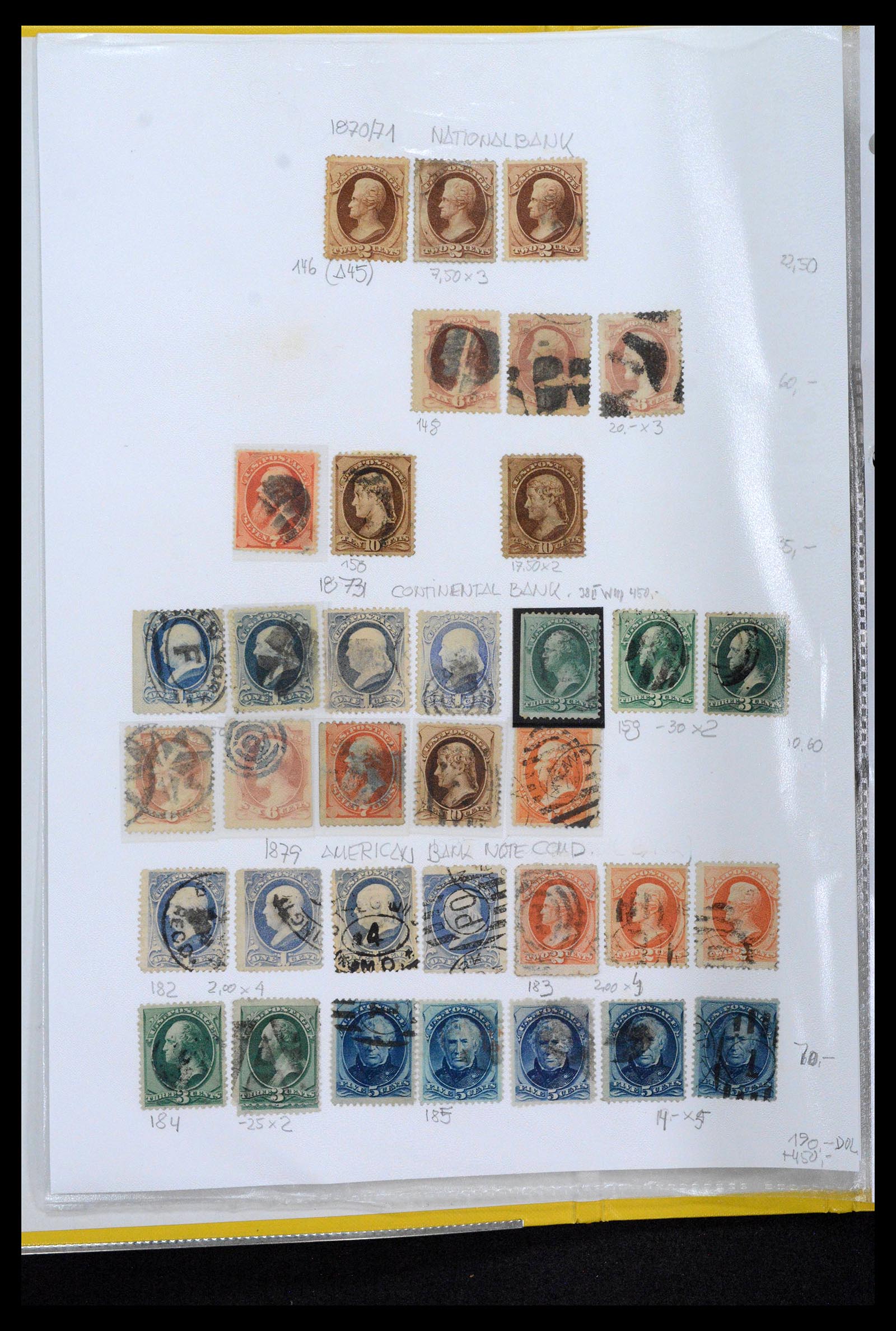38888 0002 - Stamp collection 38888 USA 1851-1990.