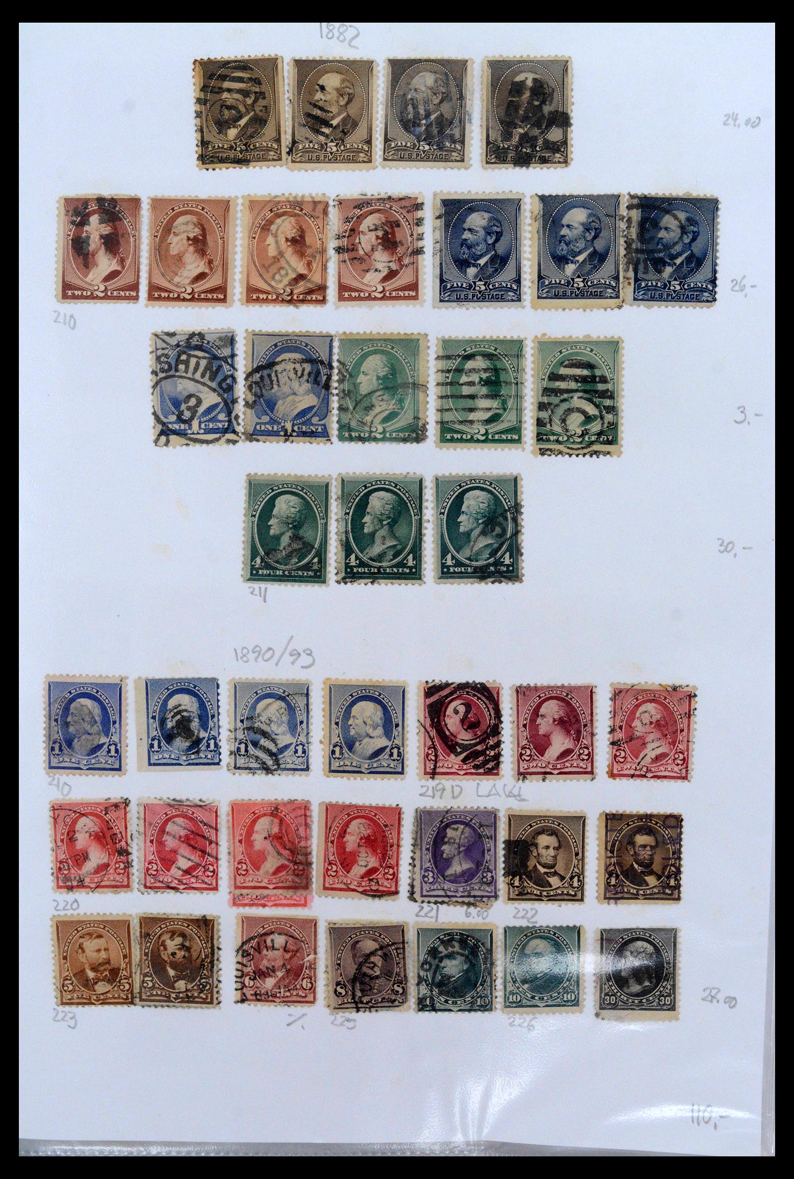 38888 0003 - Postzegelverzameling 38888 USA 1851-1990.