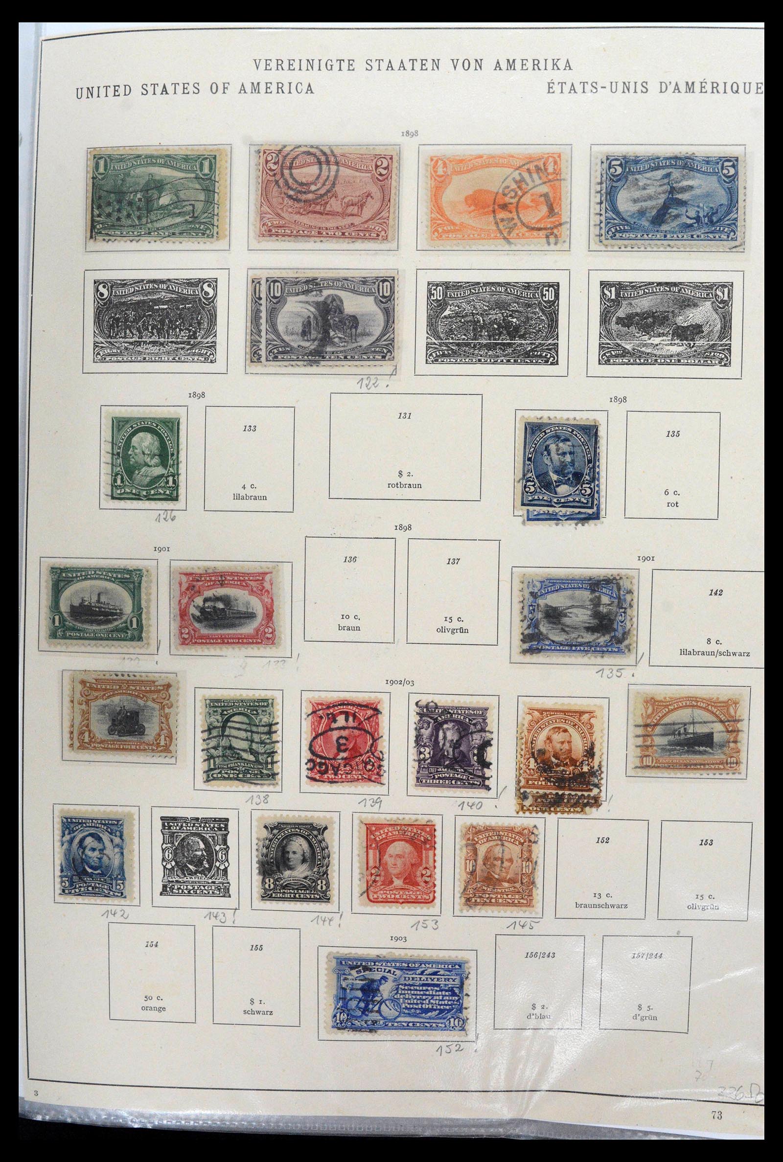 38888 0006 - Stamp collection 38888 USA 1851-1990.