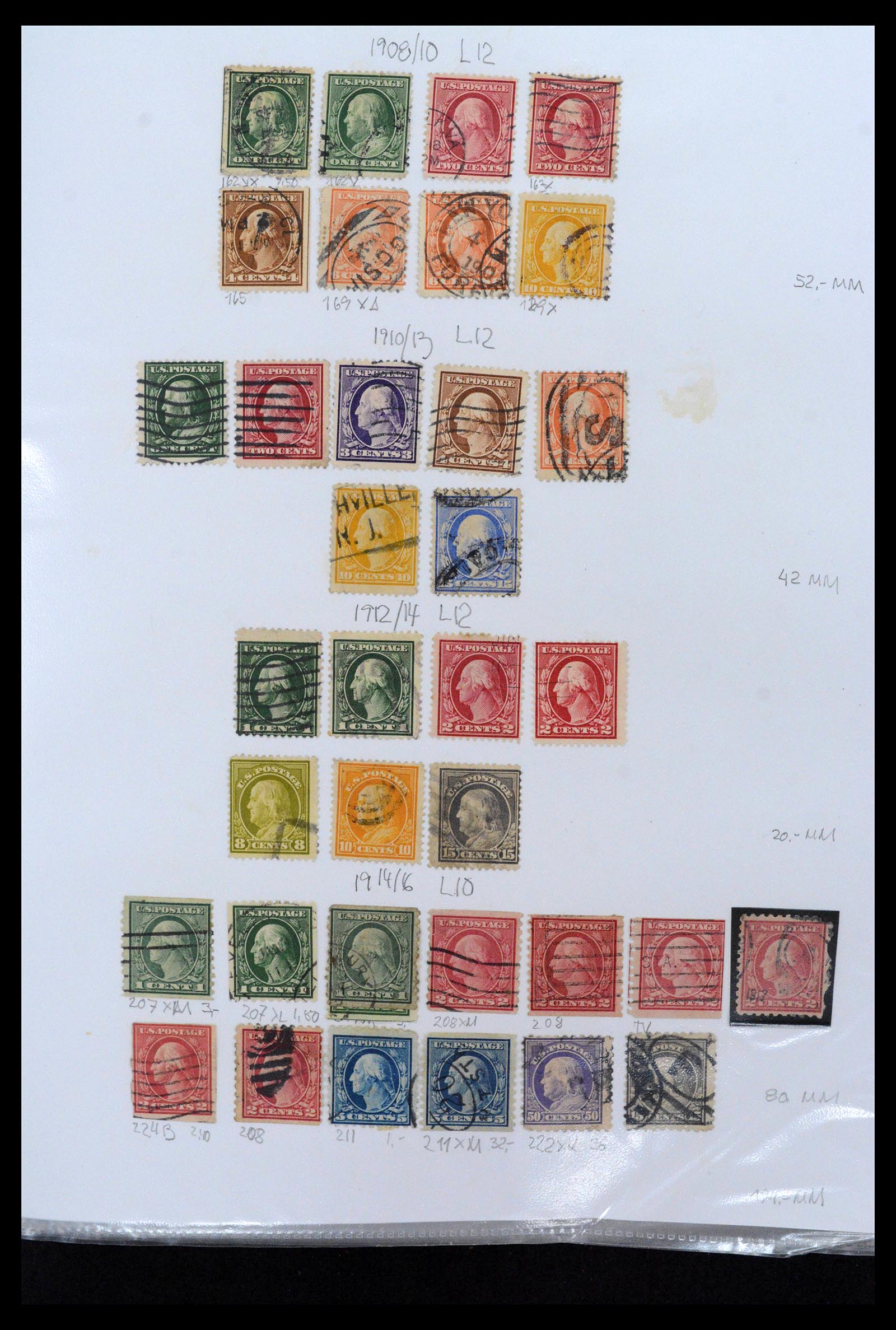 38888 0009 - Postzegelverzameling 38888 USA 1851-1990.