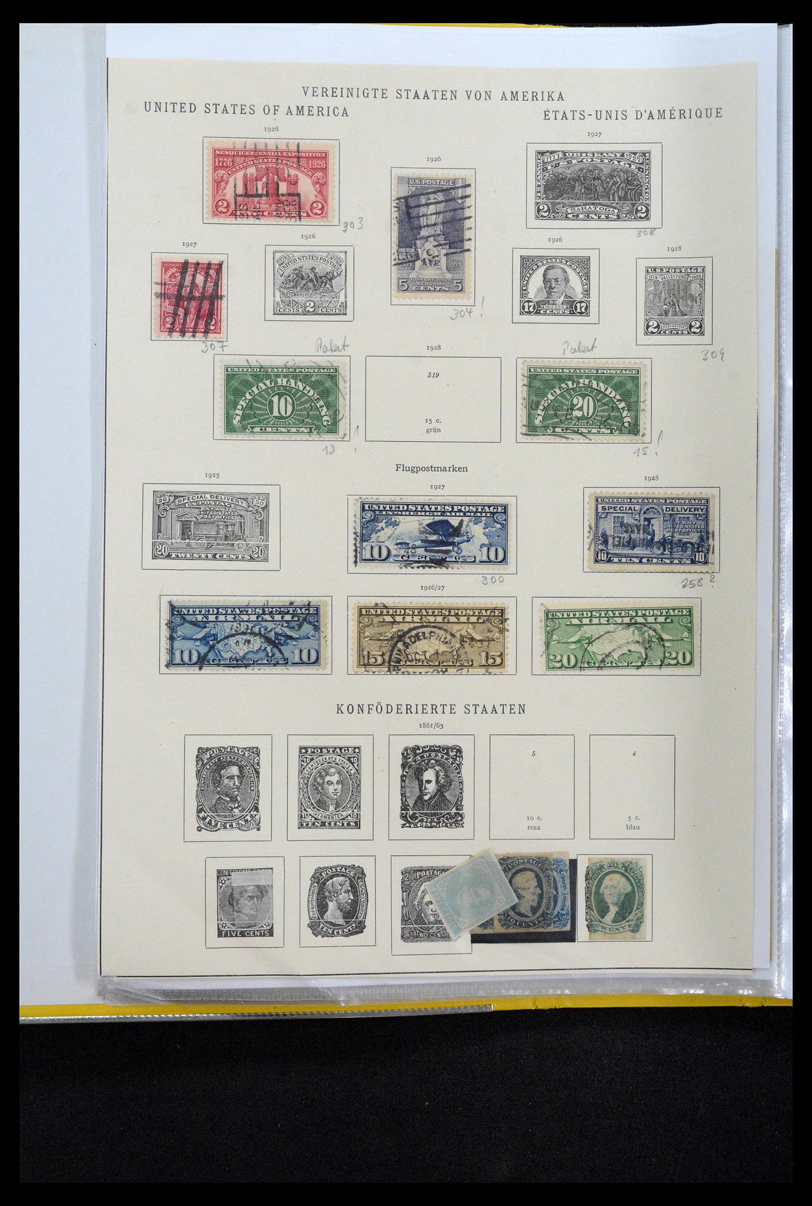 38888 0012 - Postzegelverzameling 38888 USA 1851-1990.