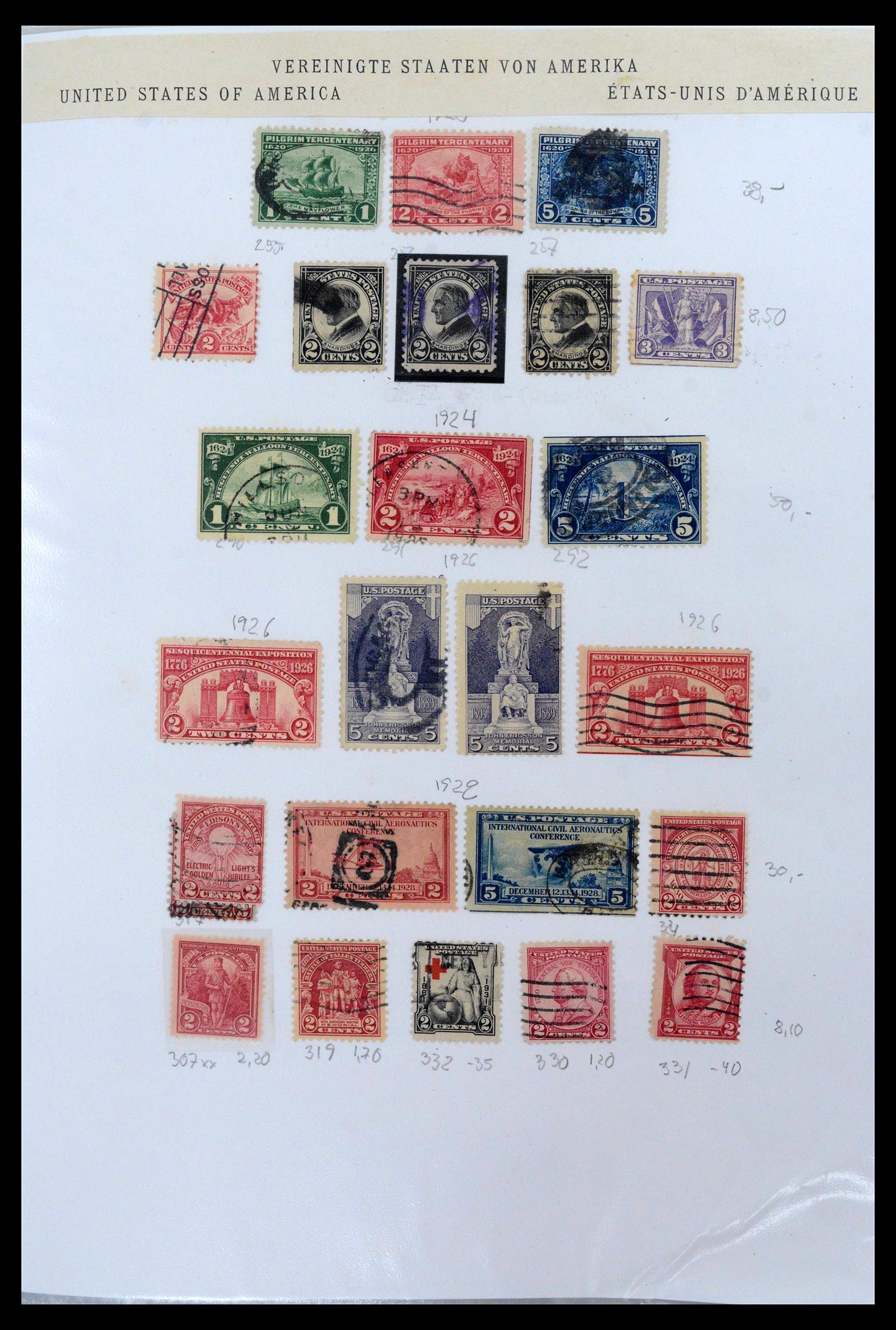 38888 0015 - Stamp collection 38888 USA 1851-1990.