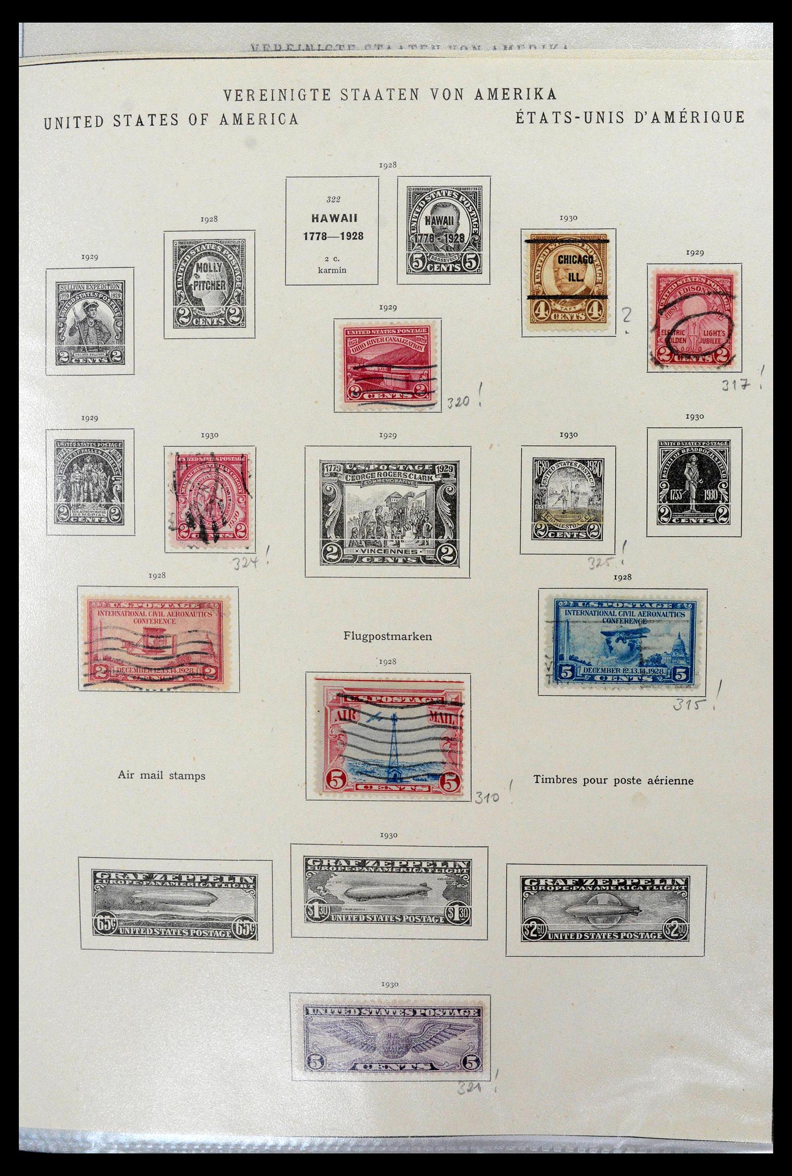 38888 0016 - Postzegelverzameling 38888 USA 1851-1990.