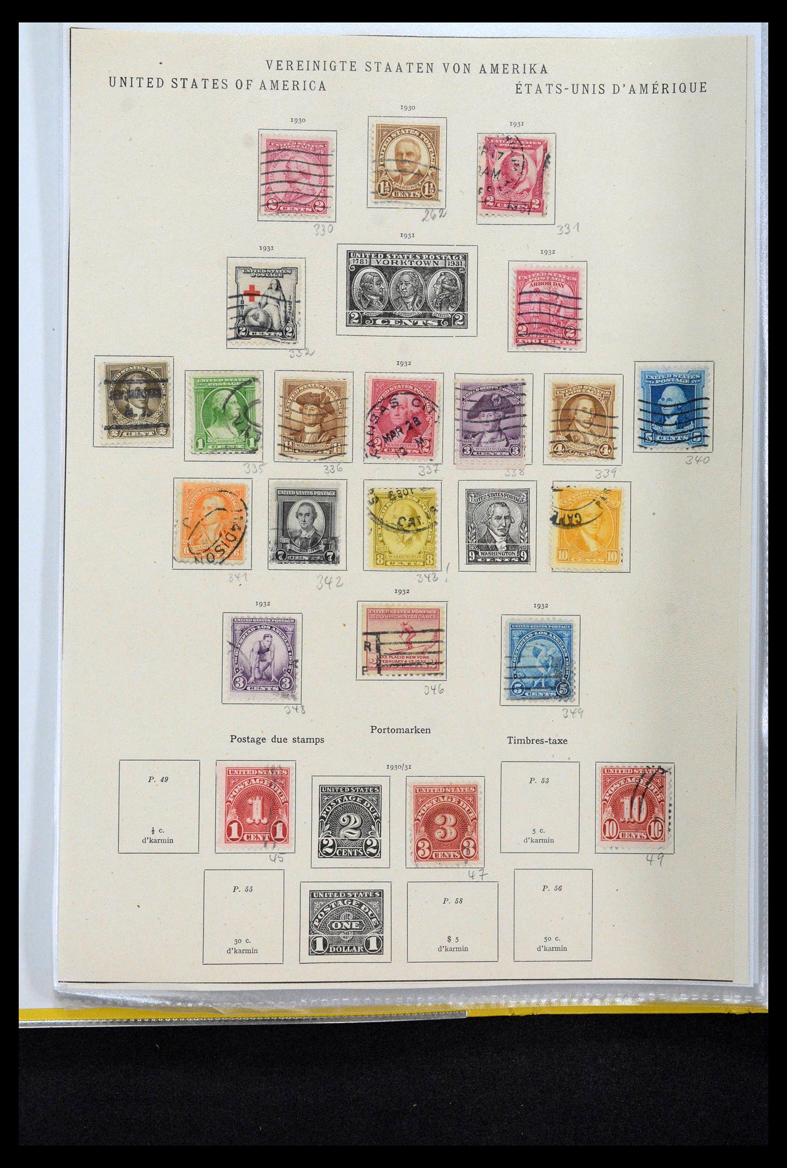 38888 0017 - Stamp collection 38888 USA 1851-1990.