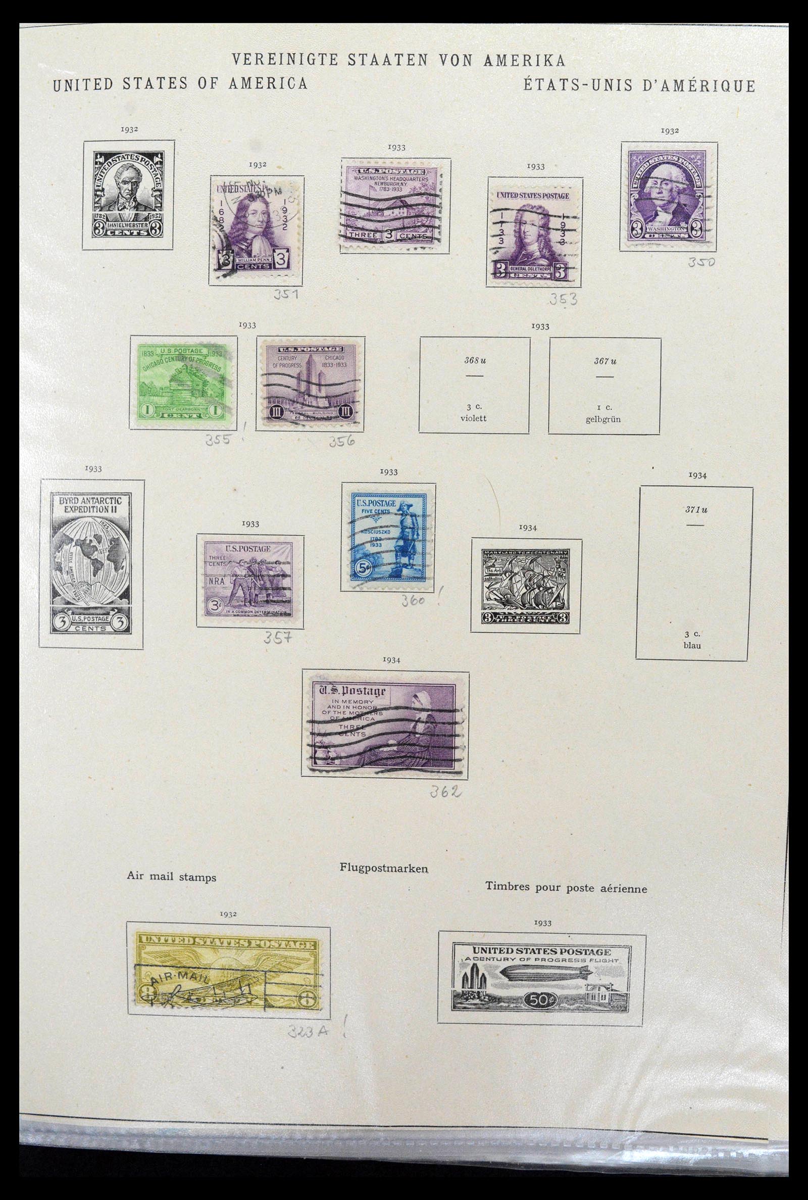 38888 0018 - Postzegelverzameling 38888 USA 1851-1990.