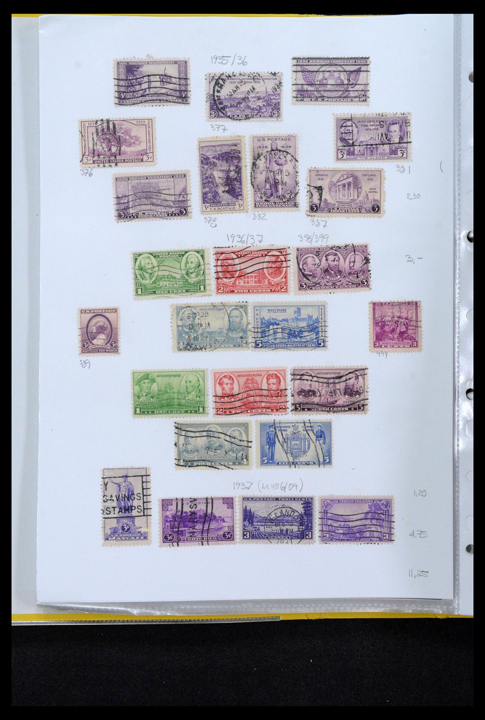 38888 0021 - Stamp collection 38888 USA 1851-1990.