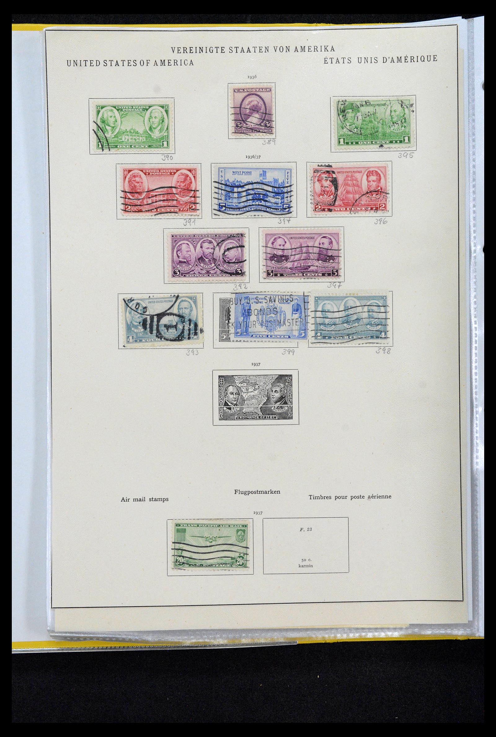 38888 0023 - Stamp collection 38888 USA 1851-1990.
