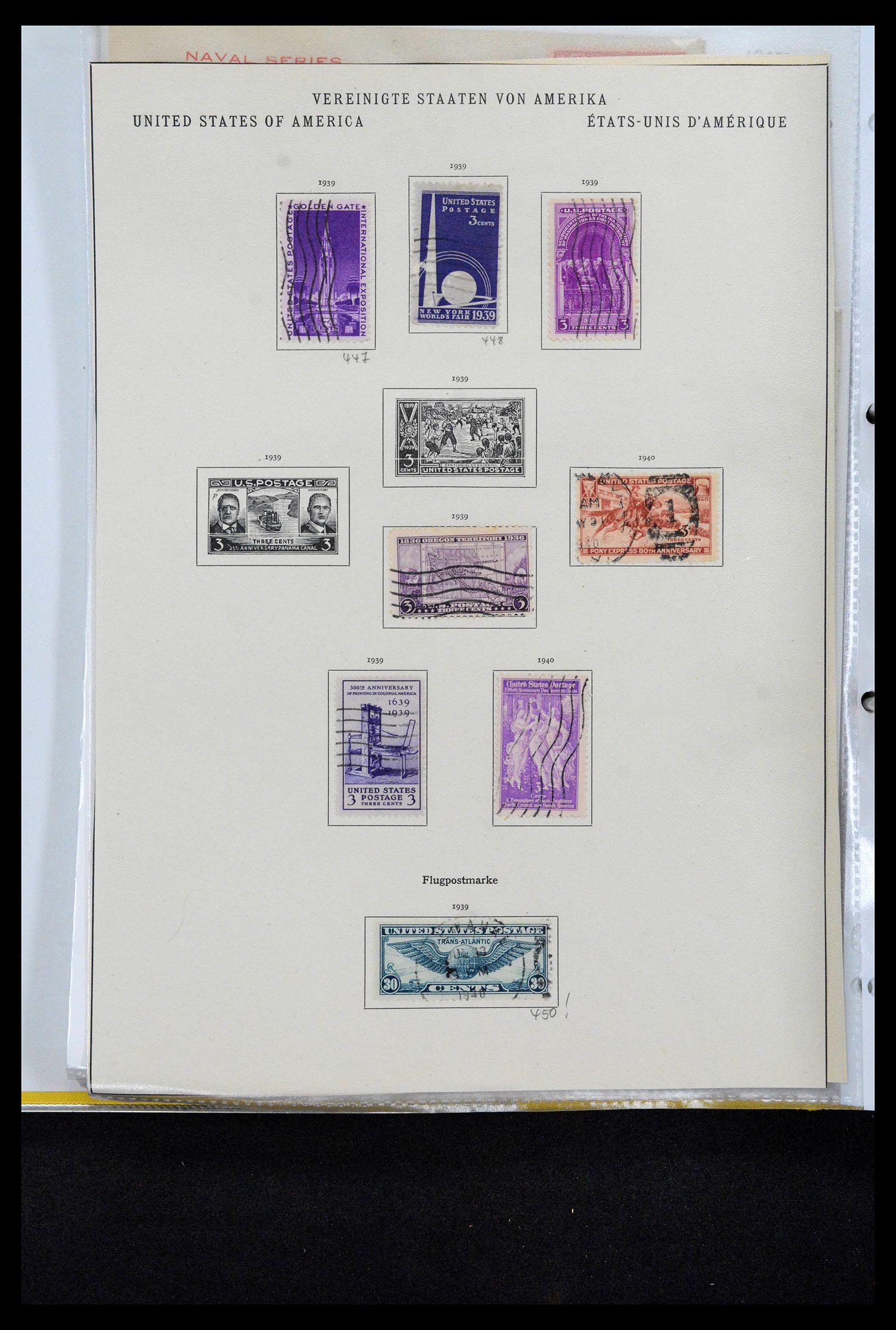 38888 0027 - Stamp collection 38888 USA 1851-1990.
