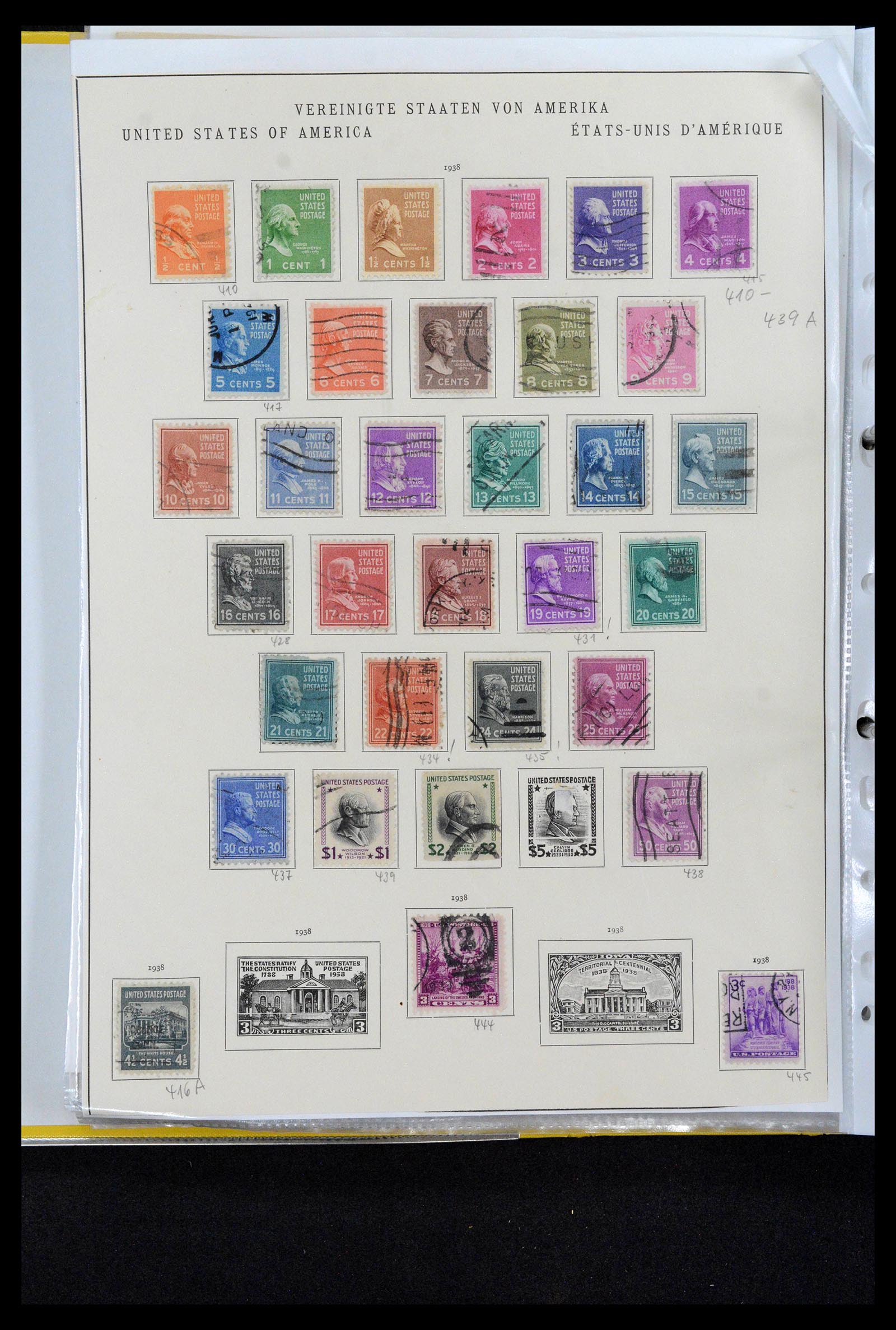 38888 0031 - Stamp collection 38888 USA 1851-1990.