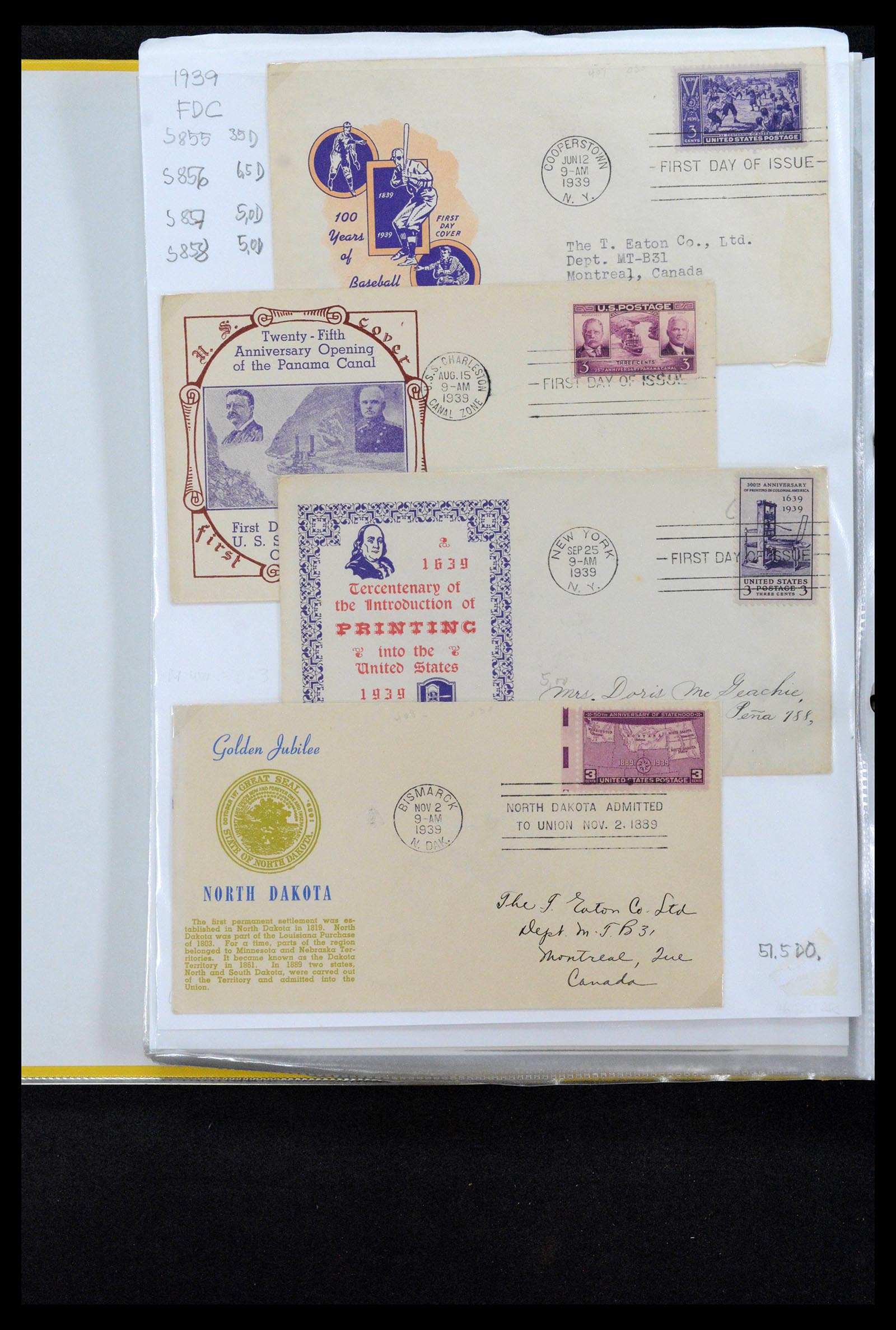 38888 0035 - Stamp collection 38888 USA 1851-1990.