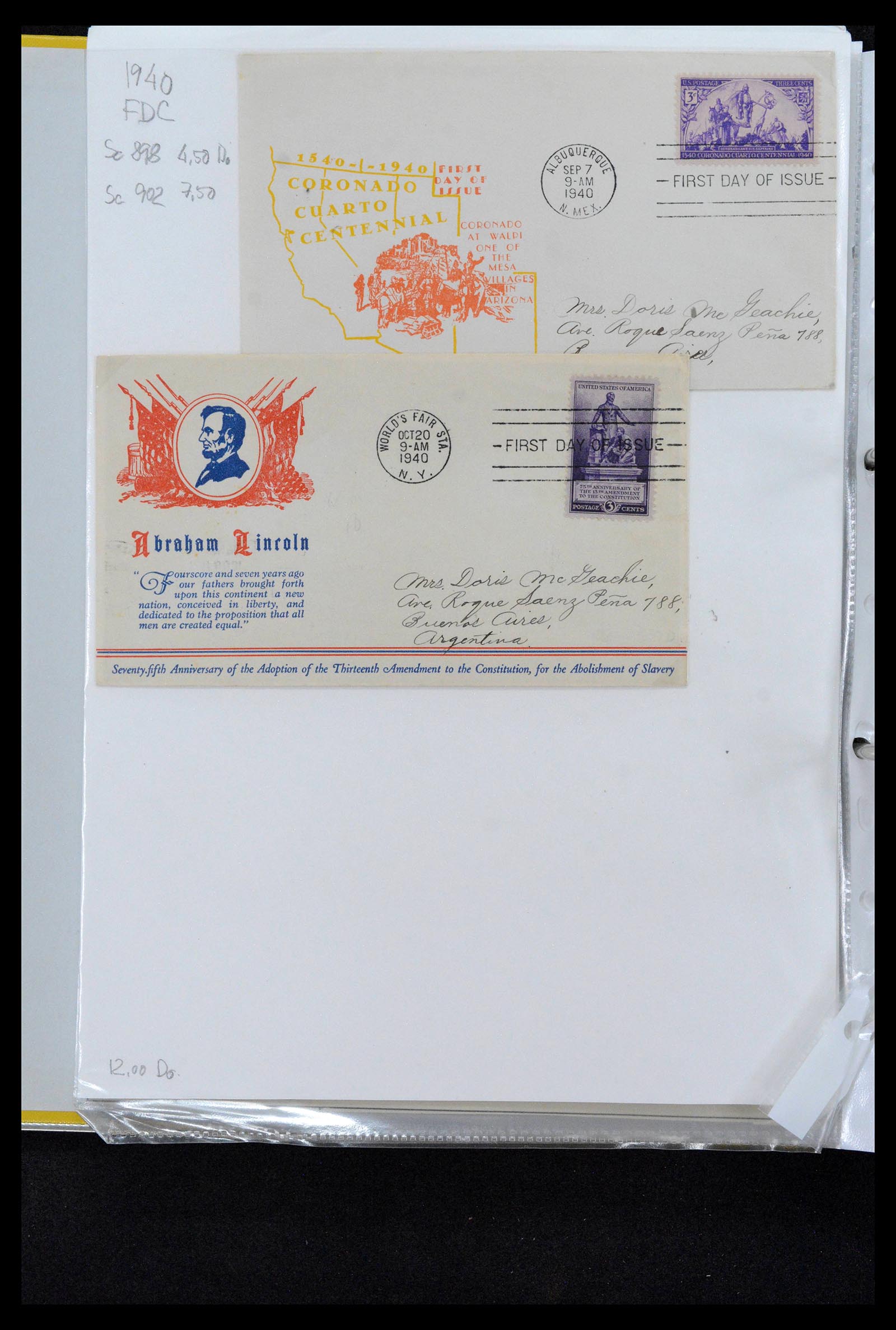 38888 0041 - Stamp collection 38888 USA 1851-1990.