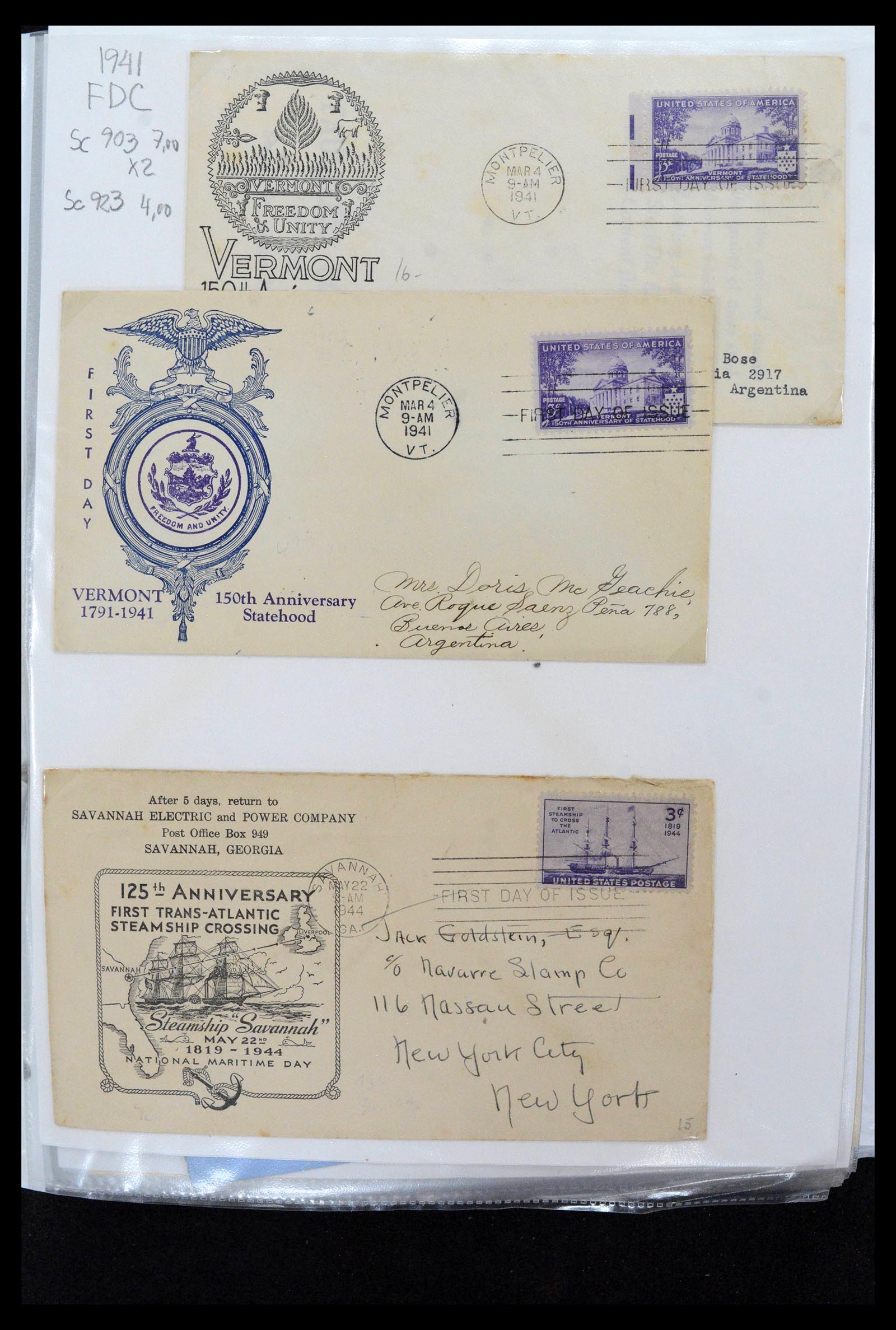 38888 0042 - Stamp collection 38888 USA 1851-1990.