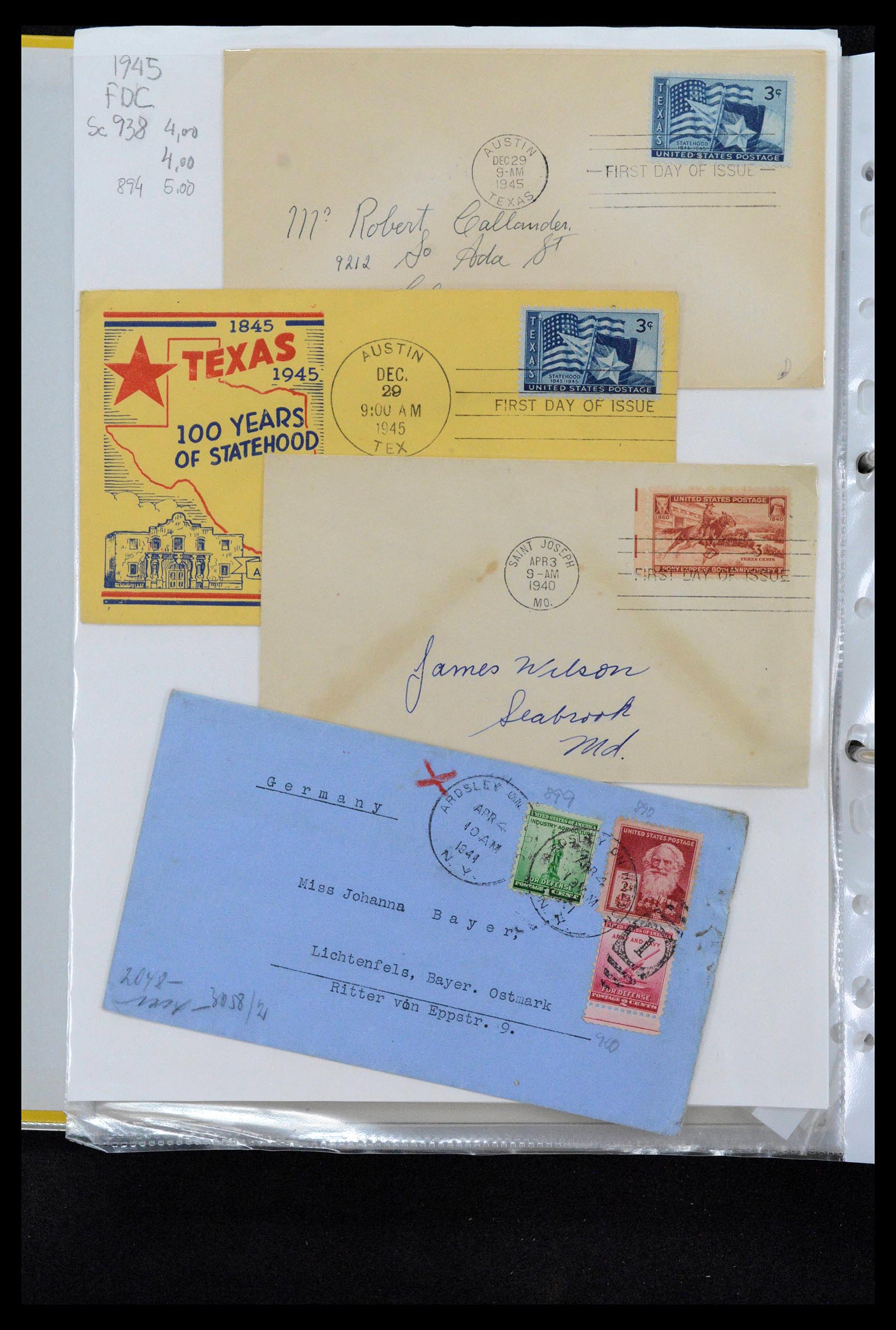 38888 0043 - Stamp collection 38888 USA 1851-1990.
