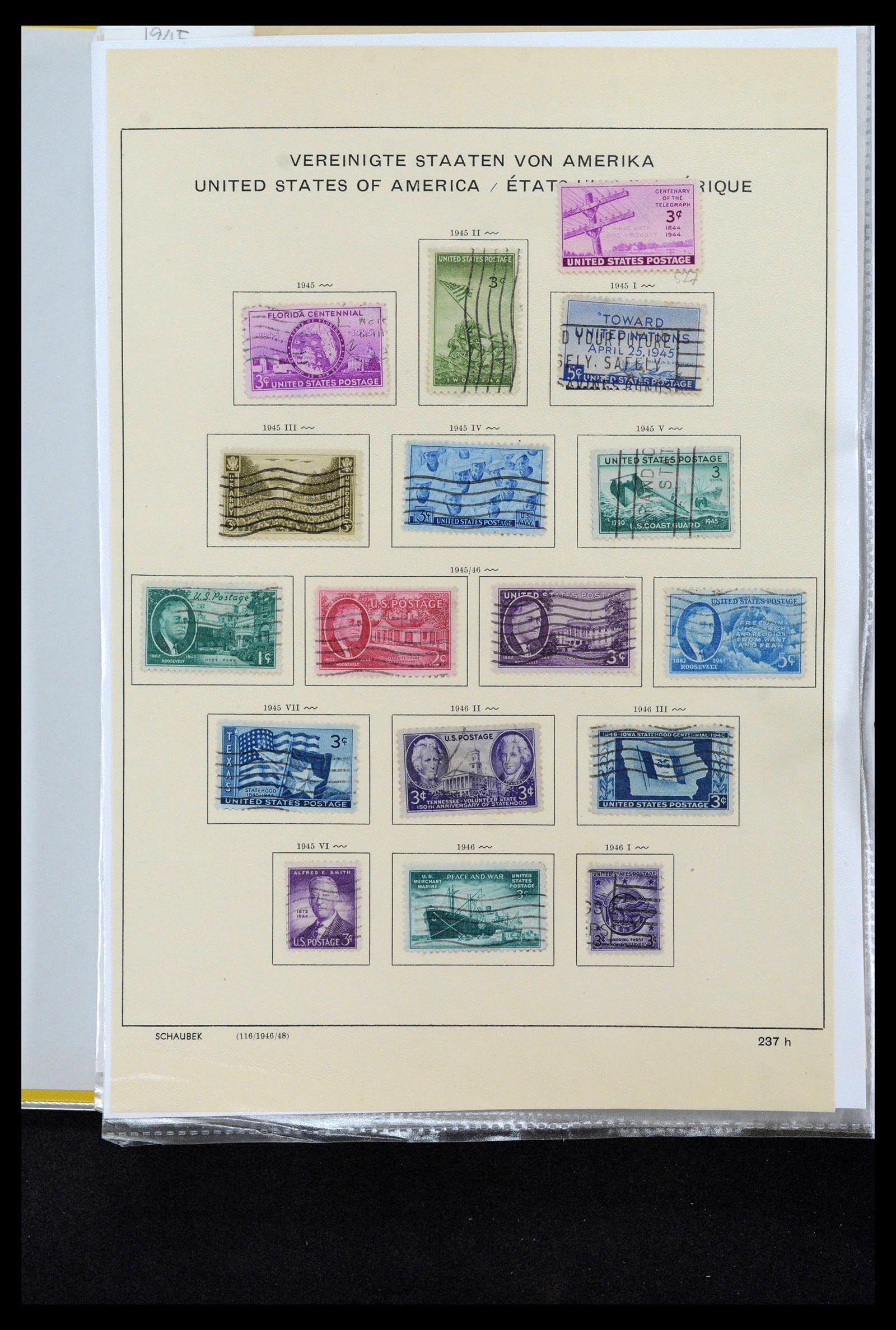 38888 0045 - Stamp collection 38888 USA 1851-1990.