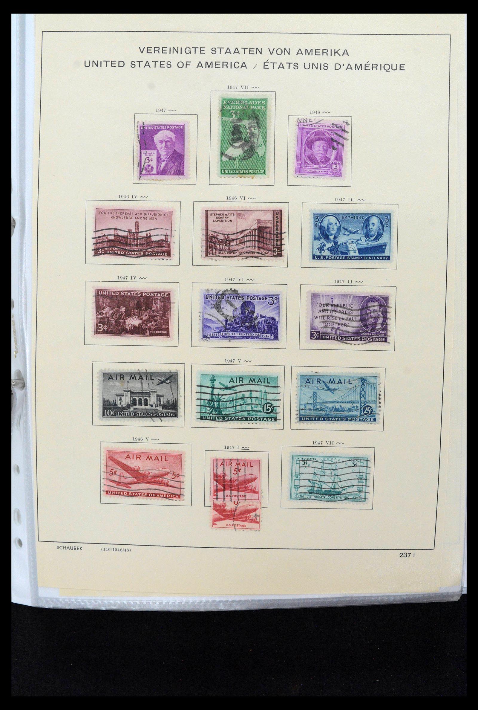 38888 0046 - Stamp collection 38888 USA 1851-1990.