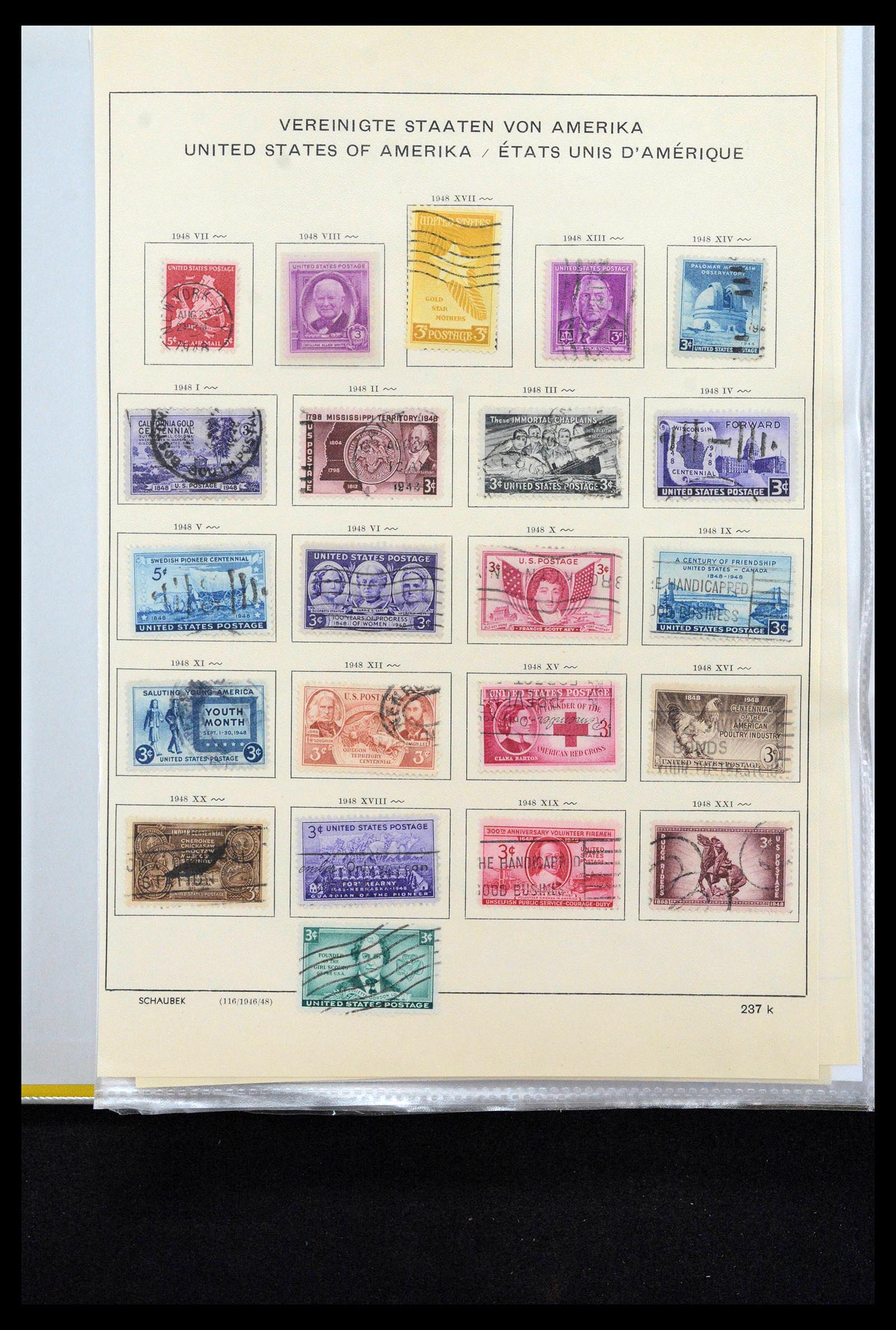 38888 0047 - Stamp collection 38888 USA 1851-1990.