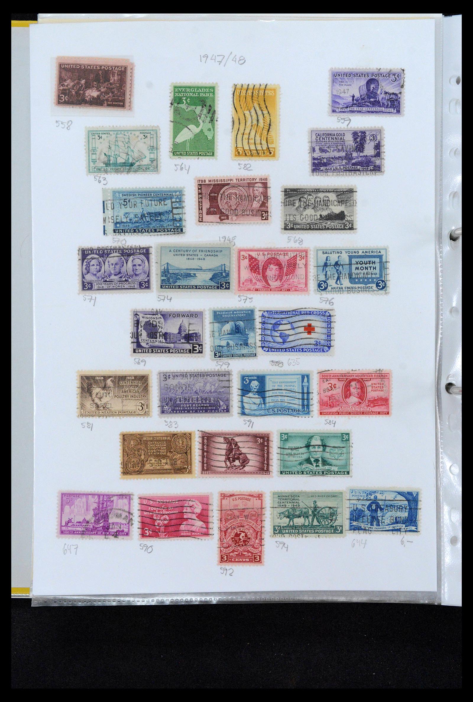 38888 0049 - Stamp collection 38888 USA 1851-1990.