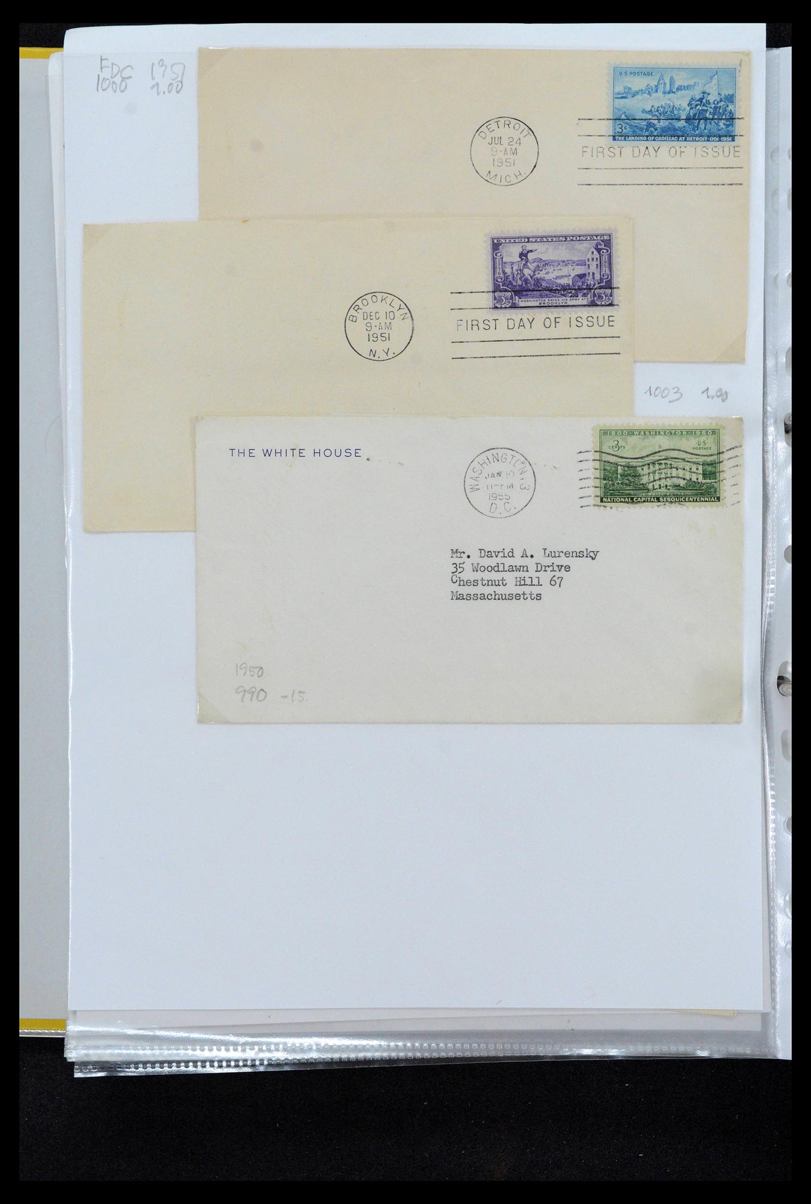 38888 0057 - Stamp collection 38888 USA 1851-1990.