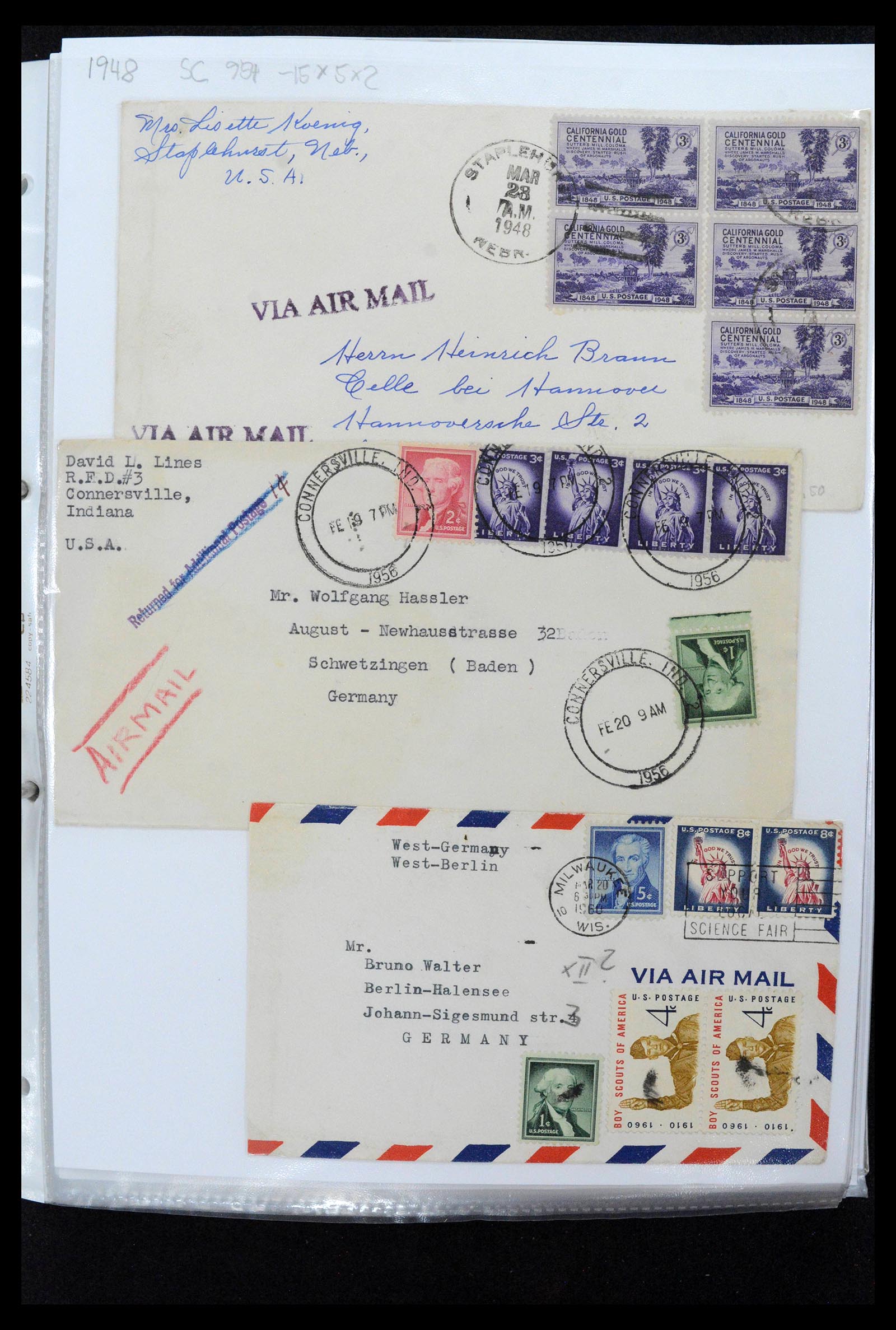 38888 0058 - Stamp collection 38888 USA 1851-1990.