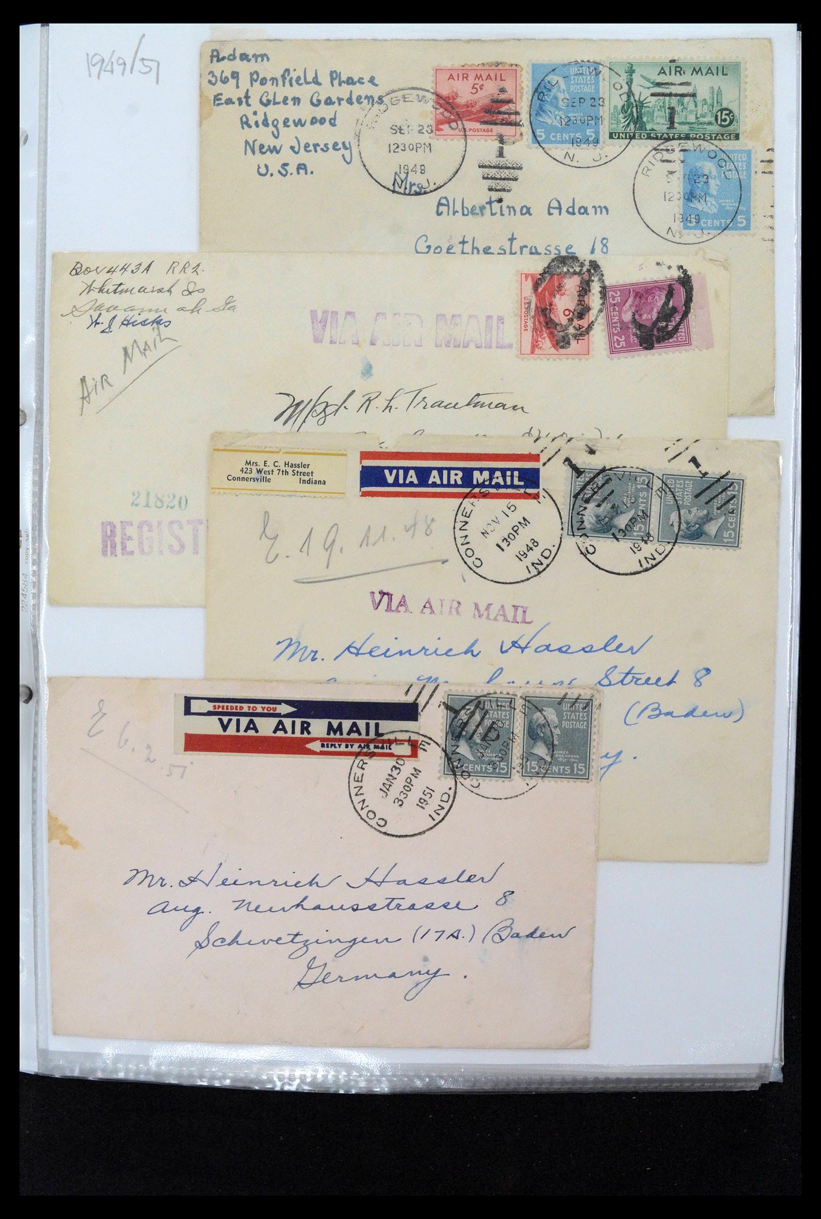 38888 0060 - Stamp collection 38888 USA 1851-1990.