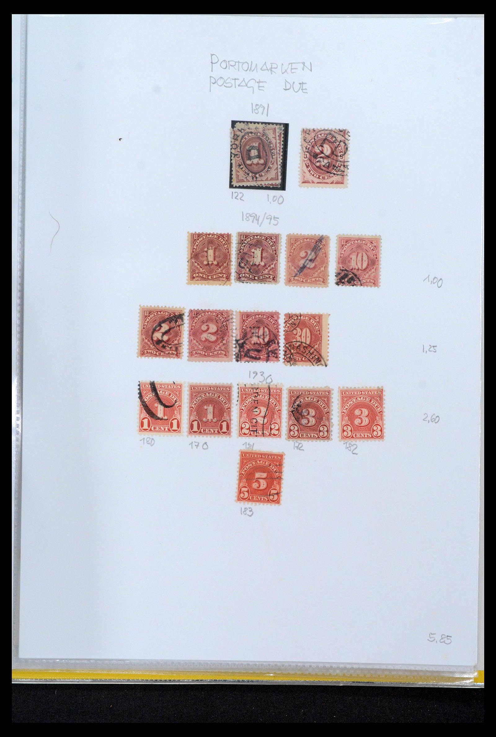 38888 0161 - Stamp collection 38888 USA 1851-1990.
