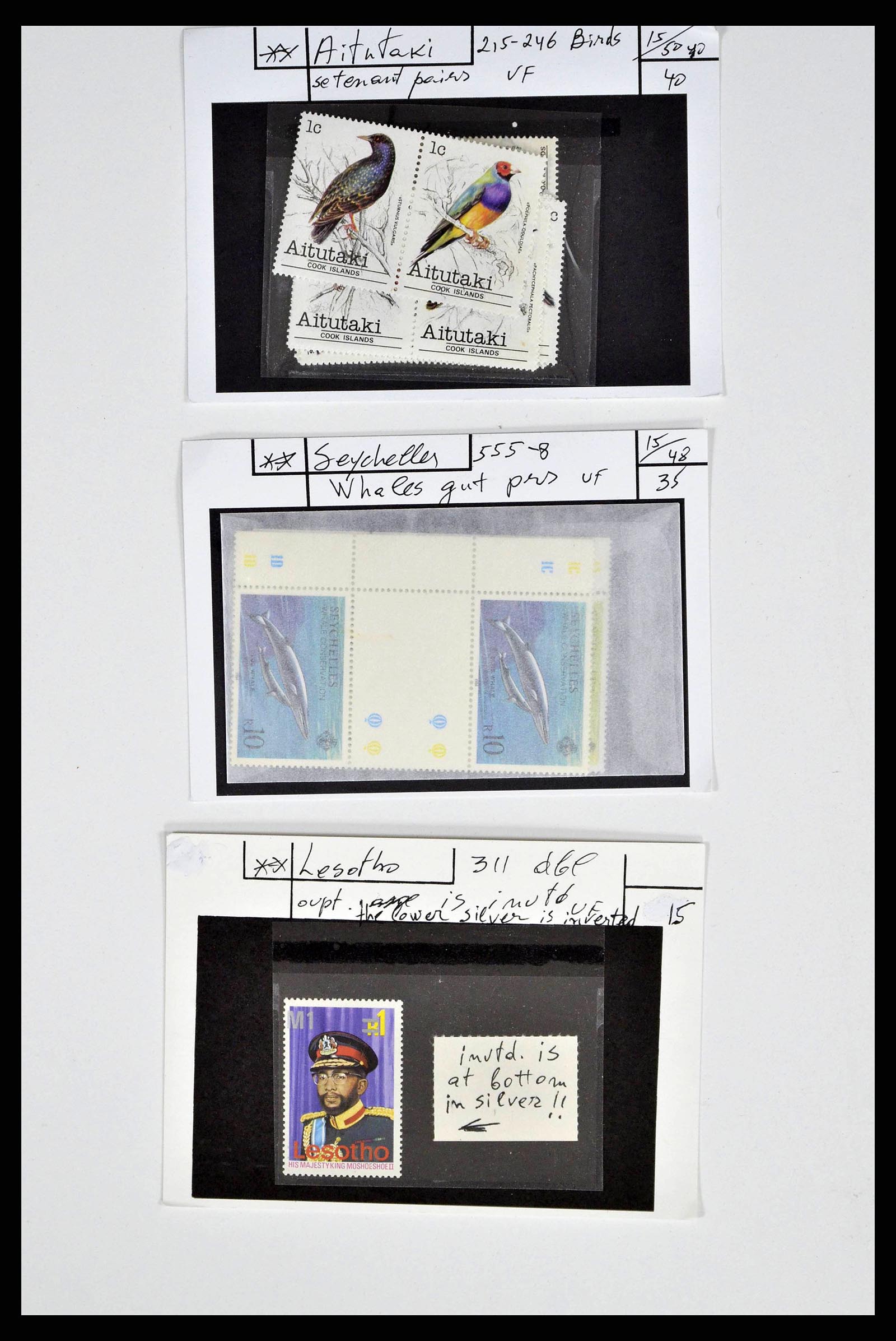 38889 0004 - Postzegelverzameling 38889 Engelse koloniën jaren 50-80.