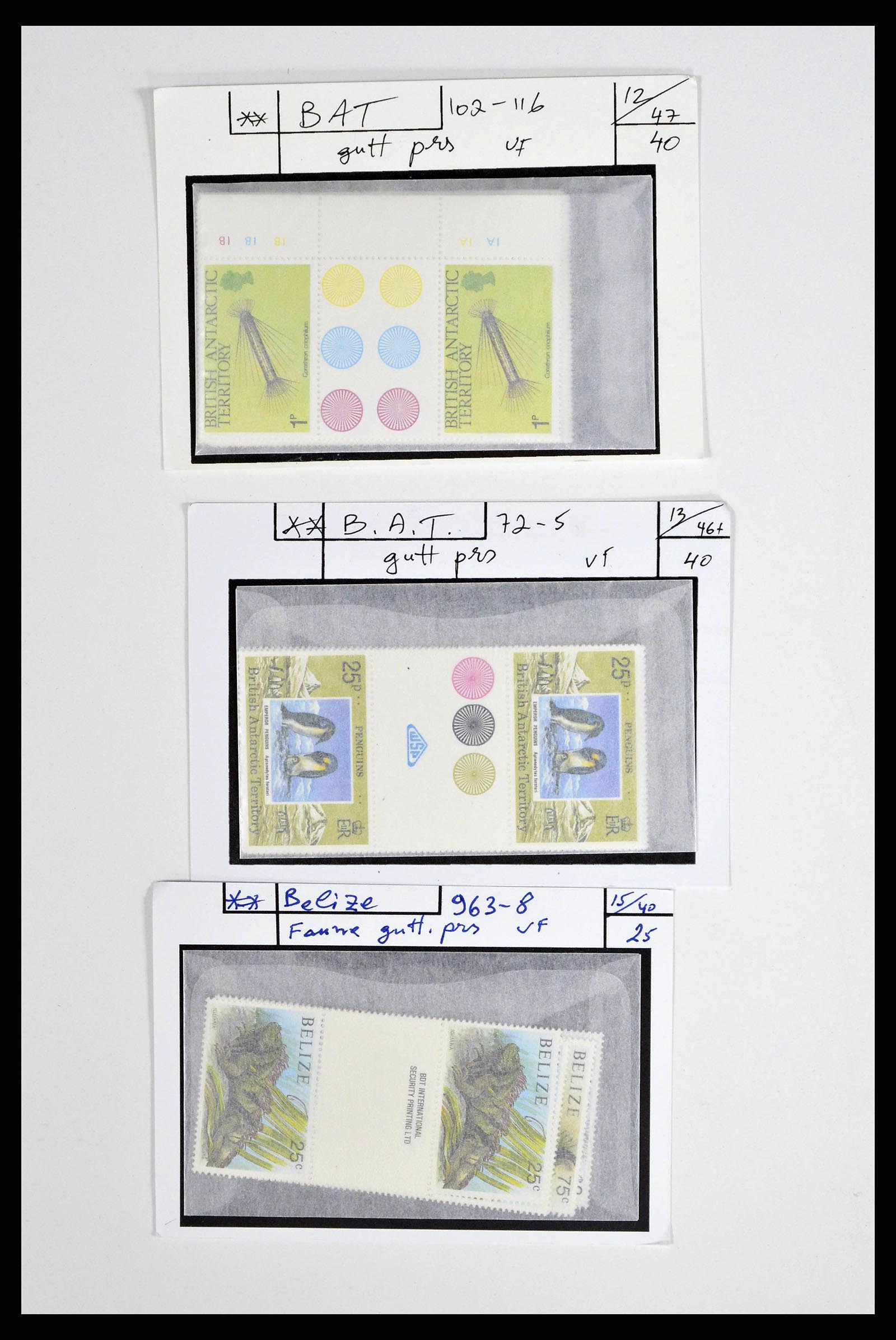 38889 0014 - Postzegelverzameling 38889 Engelse koloniën jaren 50-80.