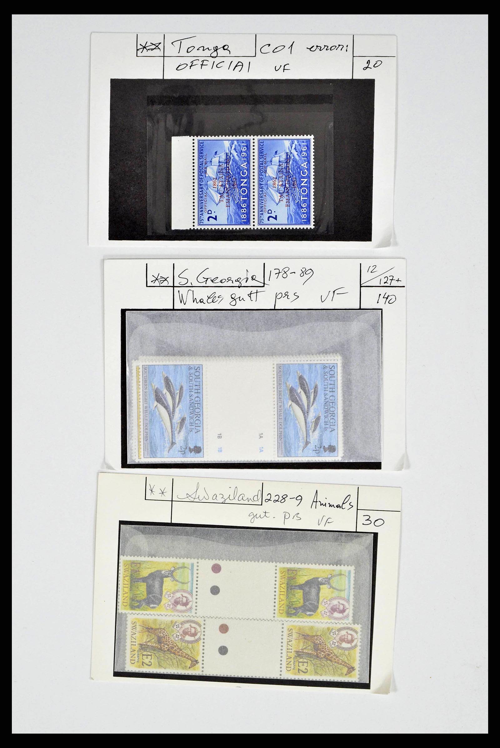 38889 0016 - Postzegelverzameling 38889 Engelse koloniën jaren 50-80.