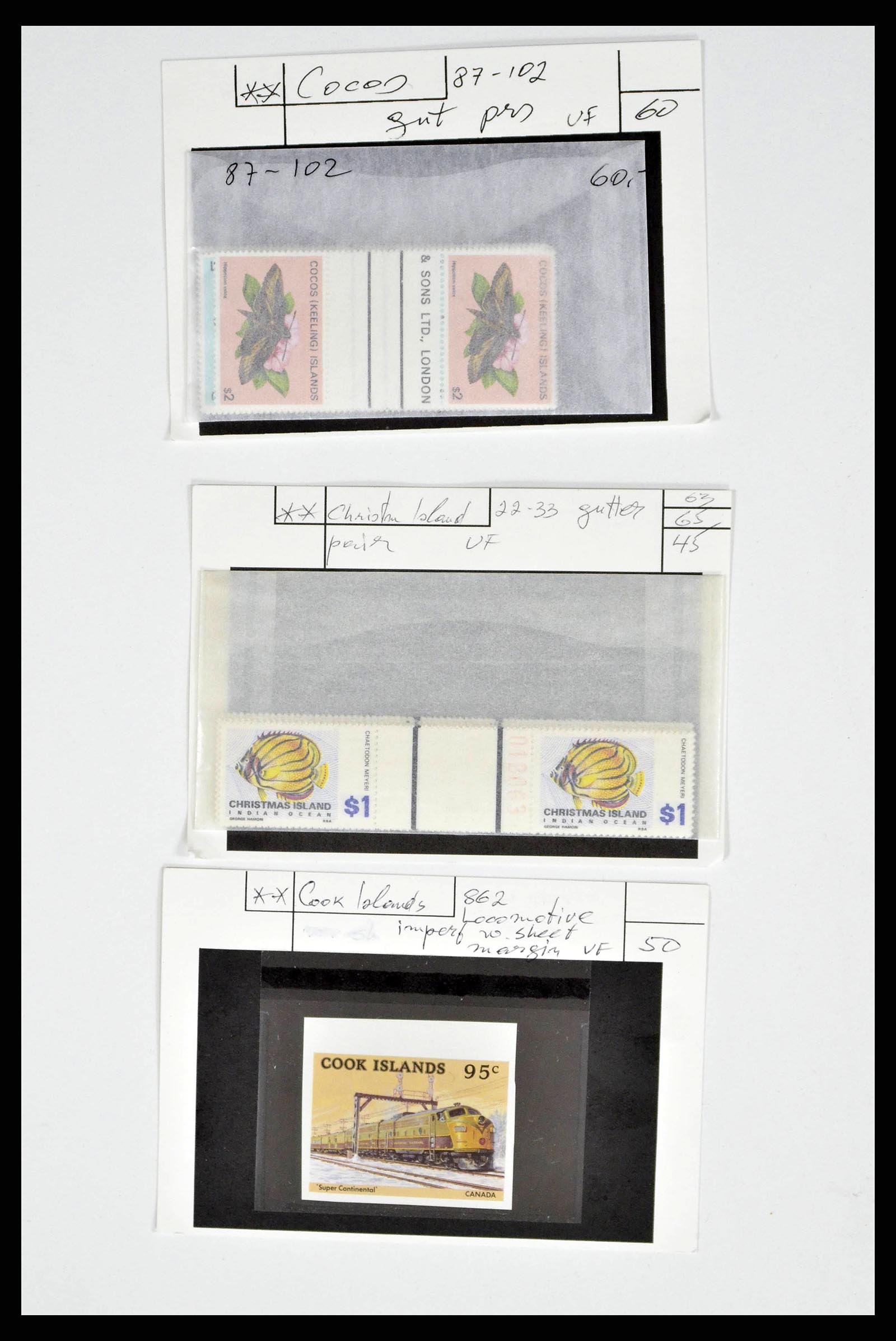 38889 0019 - Postzegelverzameling 38889 Engelse koloniën jaren 50-80.