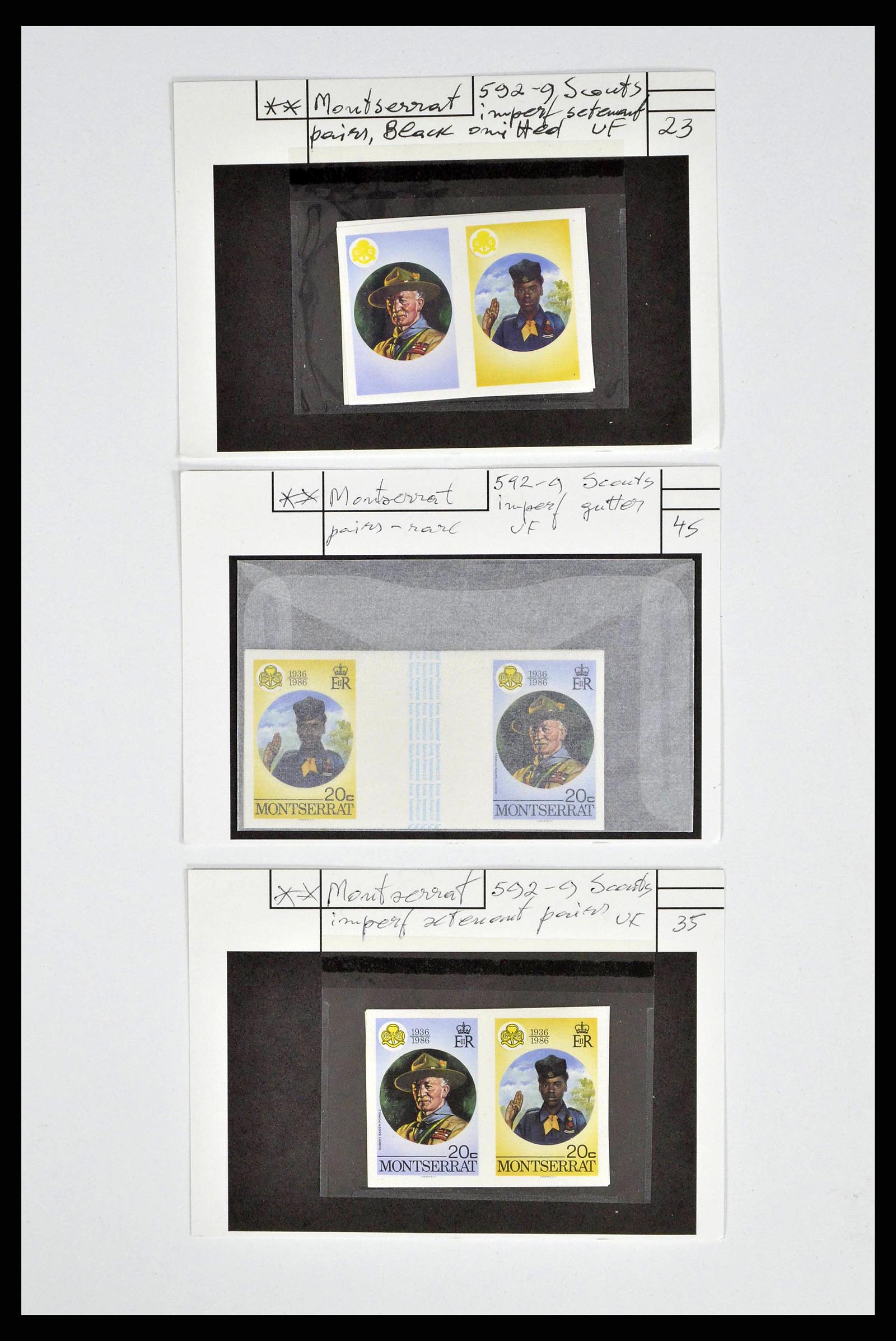 38889 0028 - Postzegelverzameling 38889 Engelse koloniën jaren 50-80.