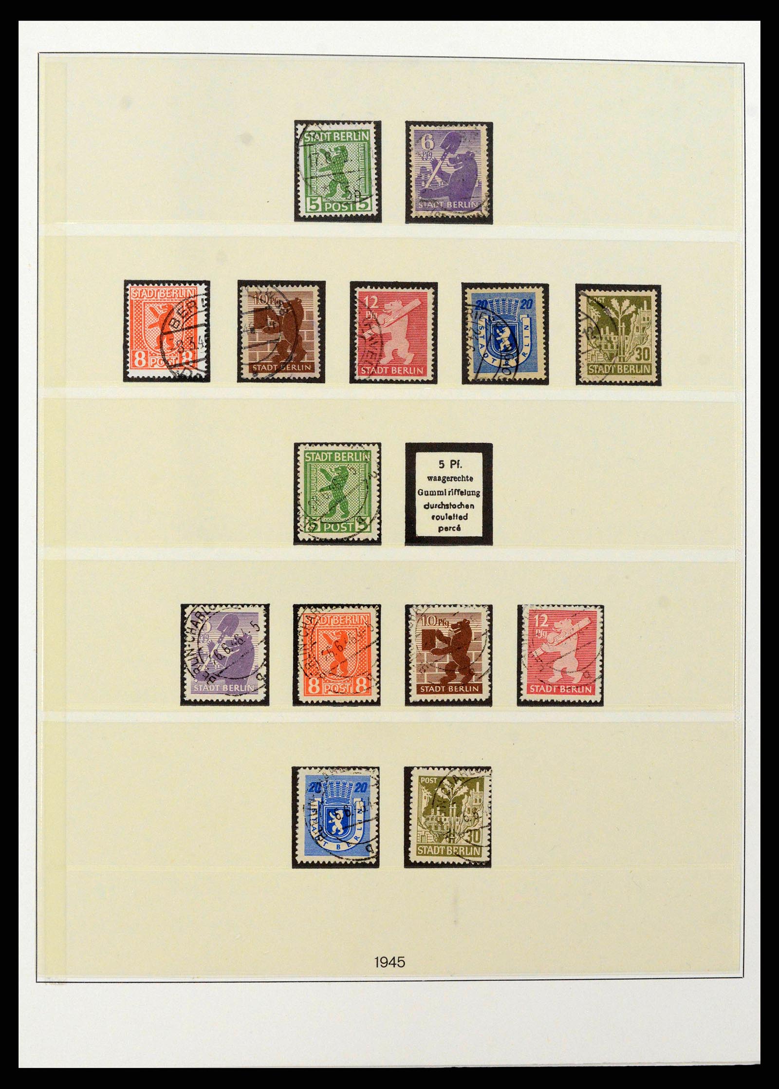 38890 0001 - Stamp collection 38890 Germany sovjet zone 1945-1949.