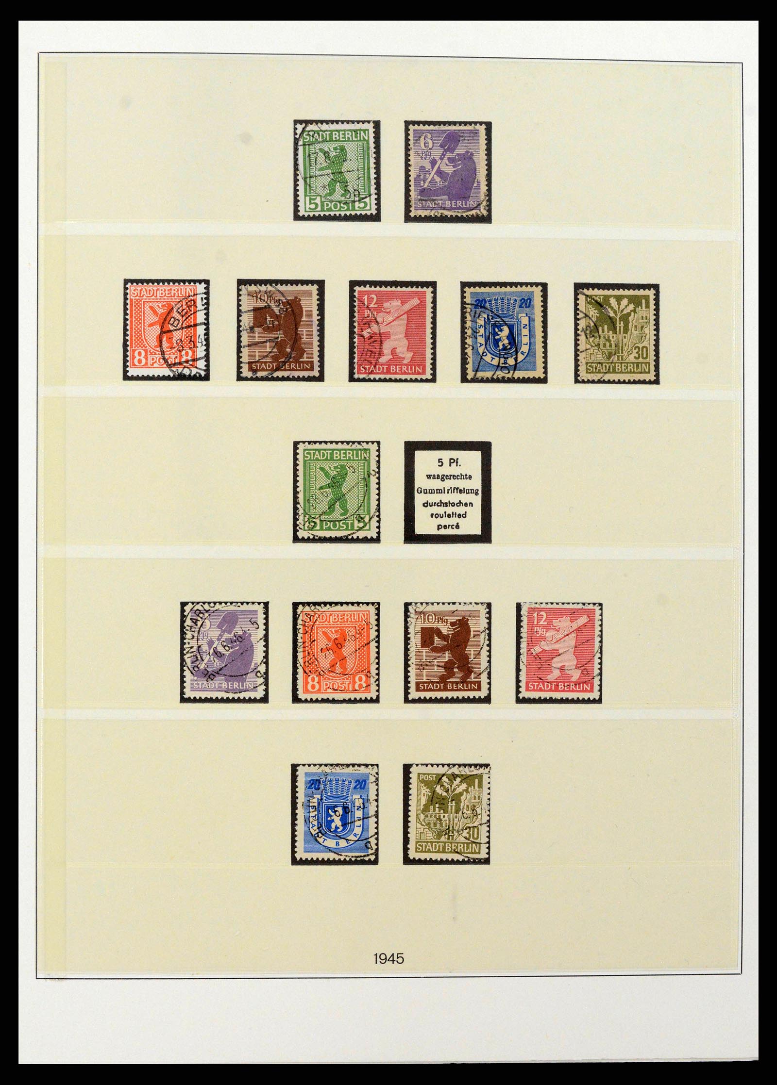 38890 0001 - Postzegelverzameling 38890 Duitsland Sovjet Zone 1945-1949.