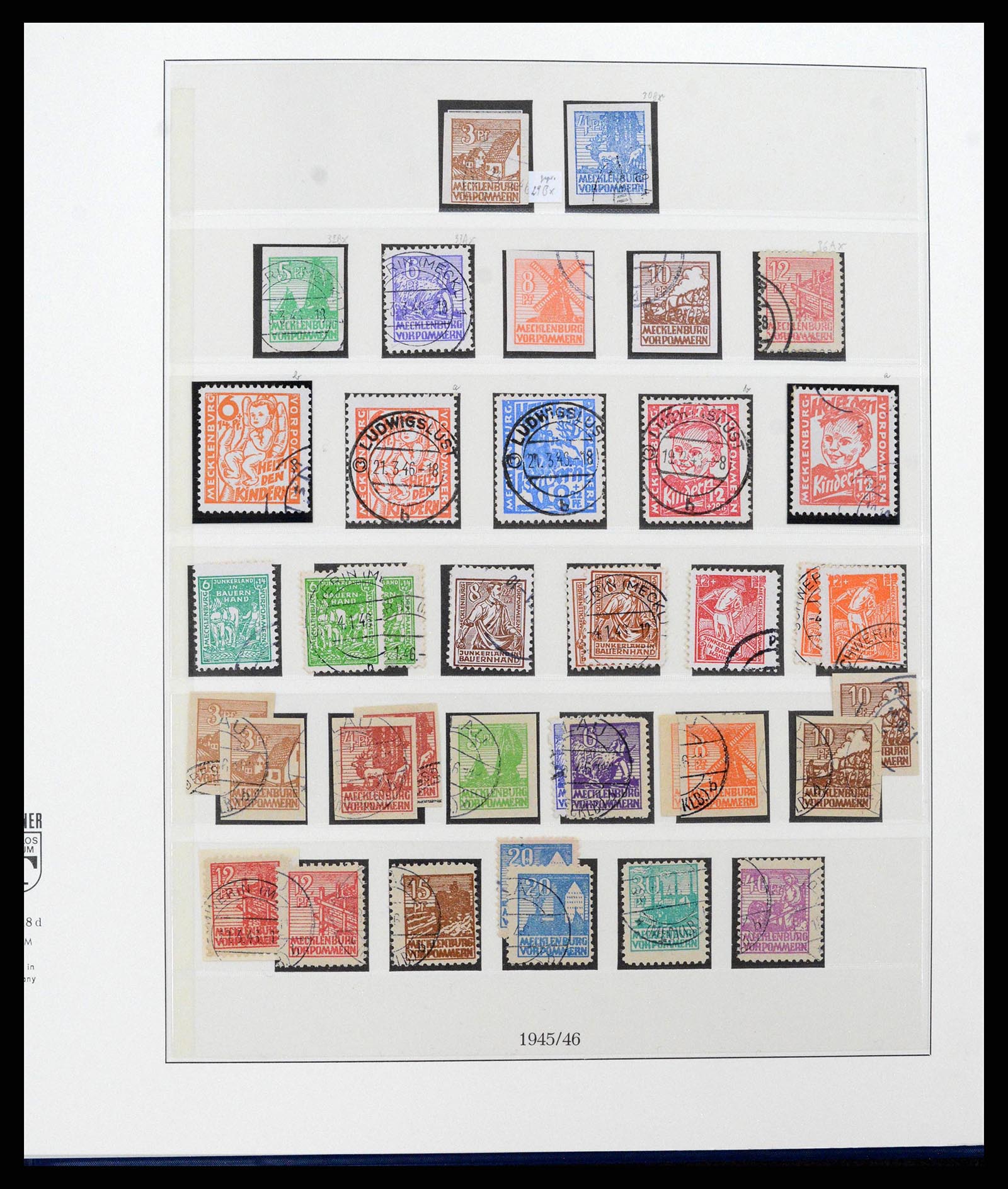 38890 0006 - Postzegelverzameling 38890 Duitsland Sovjet Zone 1945-1949.