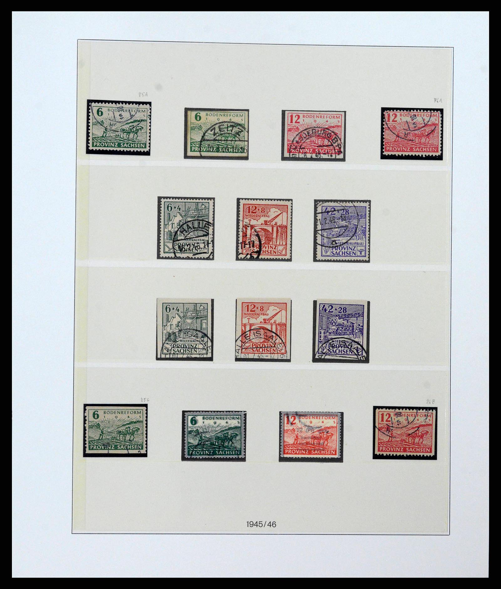 38890 0016 - Postzegelverzameling 38890 Duitsland Sovjet Zone 1945-1949.